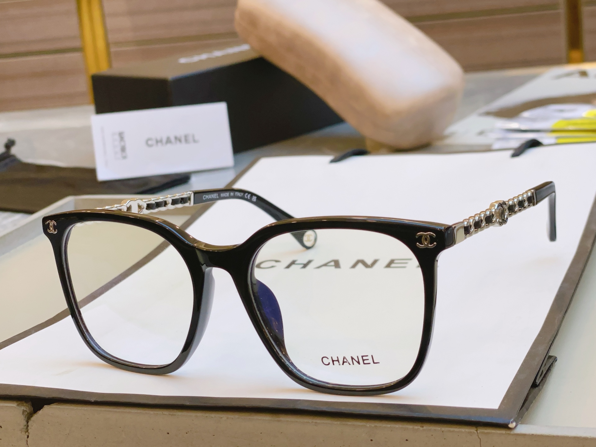 ，【CHANE*】香奈*儿新款光学架，MODEL：CH0771， SIZE54口20-145