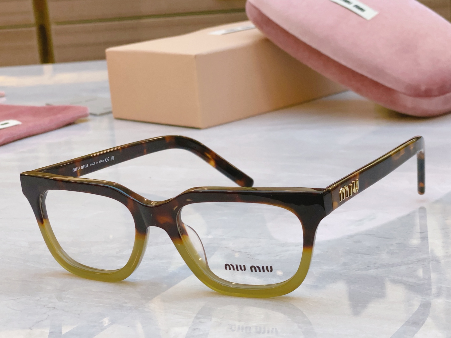 ，【MIUMI*】缪*缪新款眼镜架，ModVMU 07XV，SIZE53-19-145