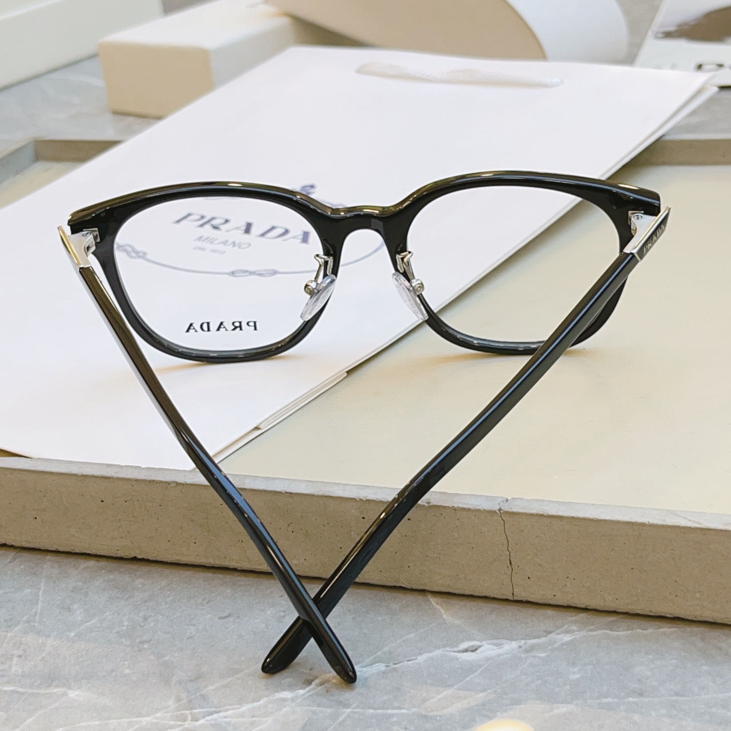 ，【PRAD*】普拉*达新款光学架，MODEL：VPR 14Z，SIZE：53口20-145