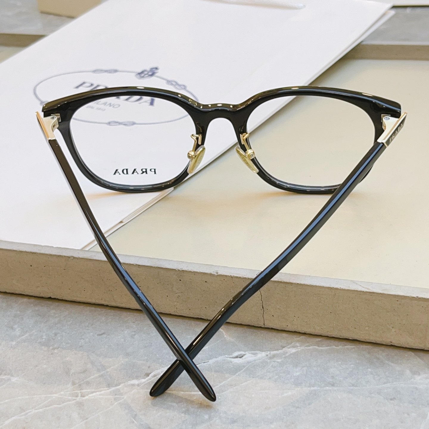 ，【PRAD*】普拉*达新款光学架，MODEL：VPR 14Z，SIZE：53口20-145