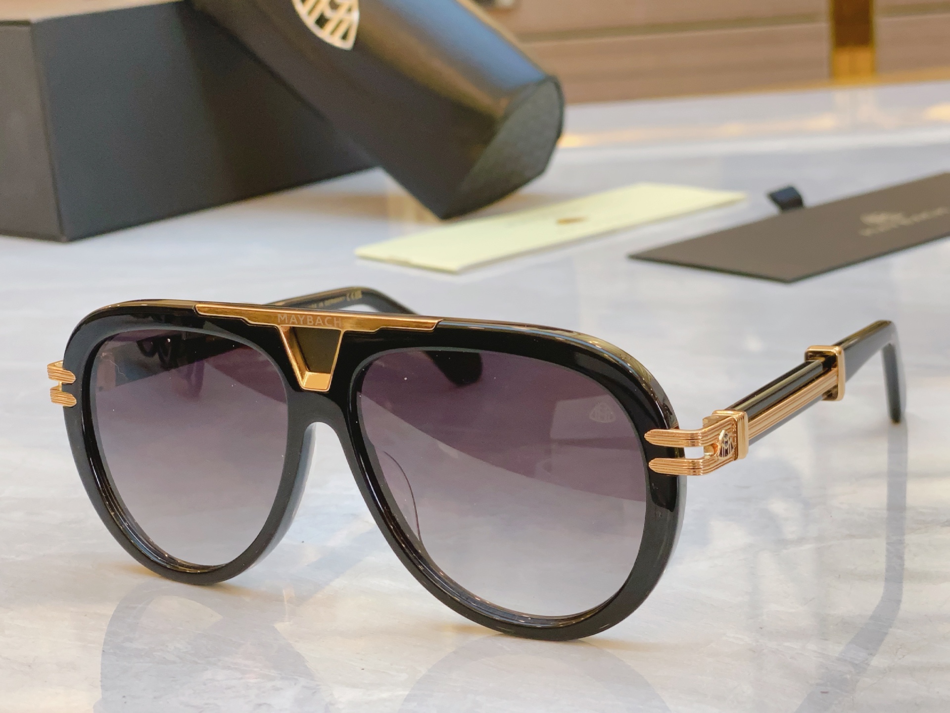，【MAYBAC*】迈巴*赫新款太阳镜🕶️🕶️，MODEL VK/Y/ I-LC/I-Z104，SIZE