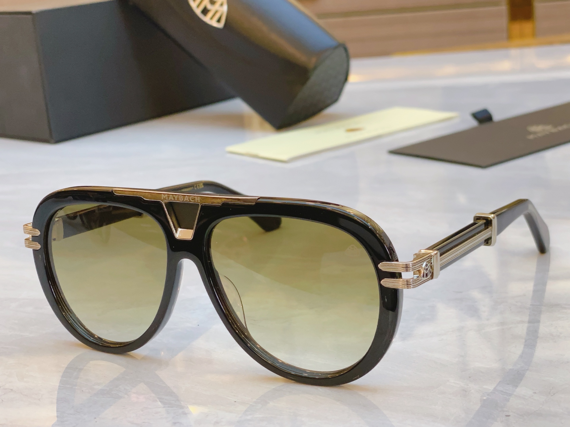 ，【MAYBAC*】迈巴*赫新款太阳镜🕶️🕶️，MODEL VK/Y/ I-LC/I-Z104，SIZE