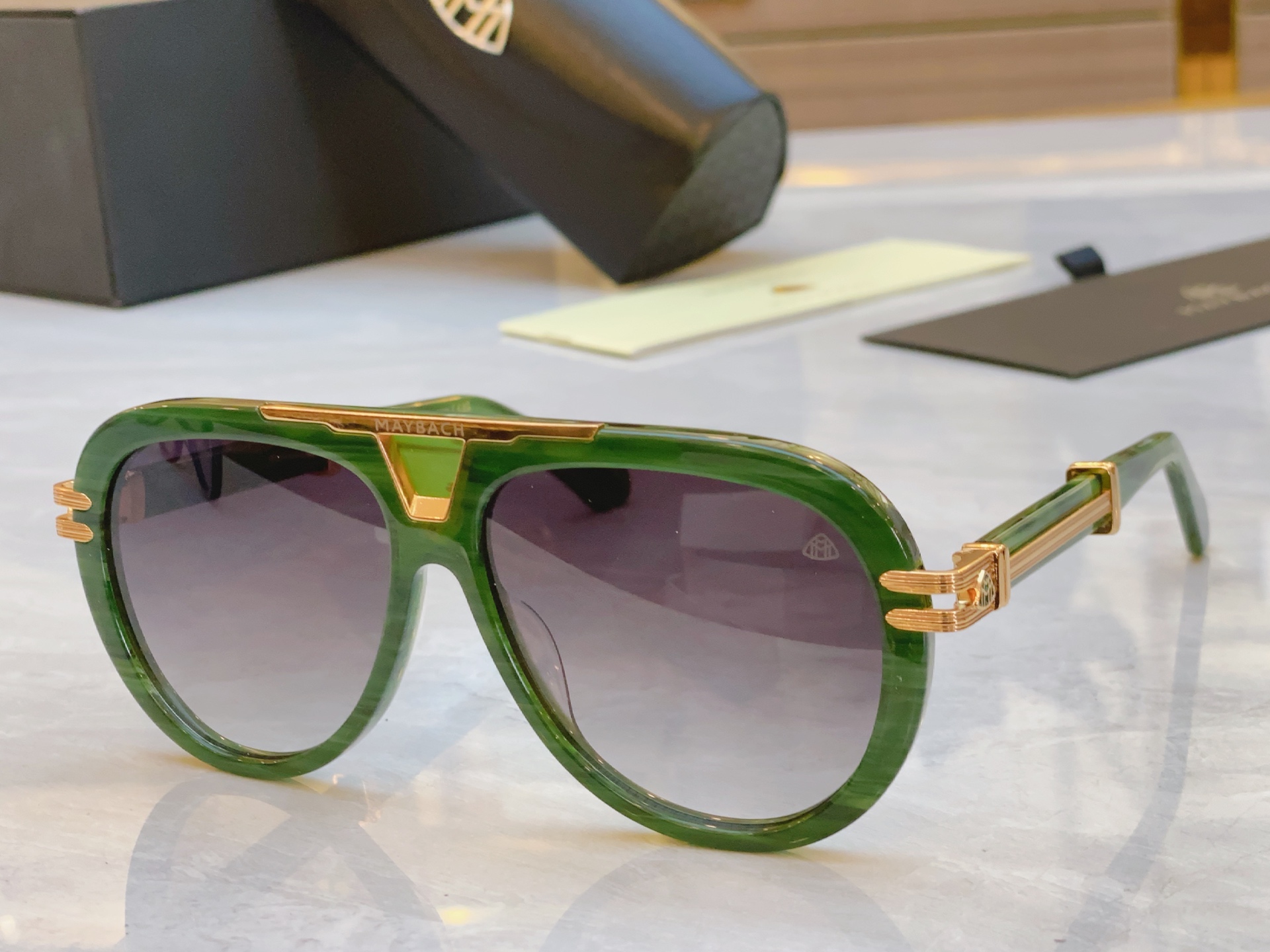 ，【MAYBAC*】迈巴*赫新款太阳镜🕶️🕶️，MODEL VK/Y/ I-LC/I-Z104，SIZE