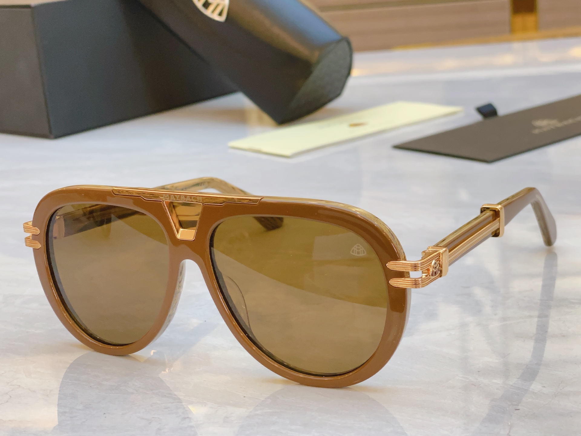 ，【MAYBAC*】迈巴*赫新款太阳镜🕶️🕶️，MODEL VK/Y/ I-LC/I-Z104，SIZE