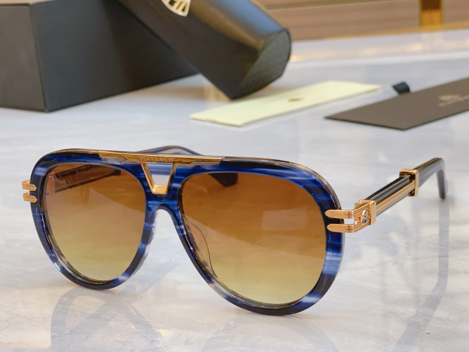 ，【MAYBAC*】迈巴*赫新款太阳镜🕶️🕶️，MODEL VK/Y/ I-LC/I-Z104，SIZE