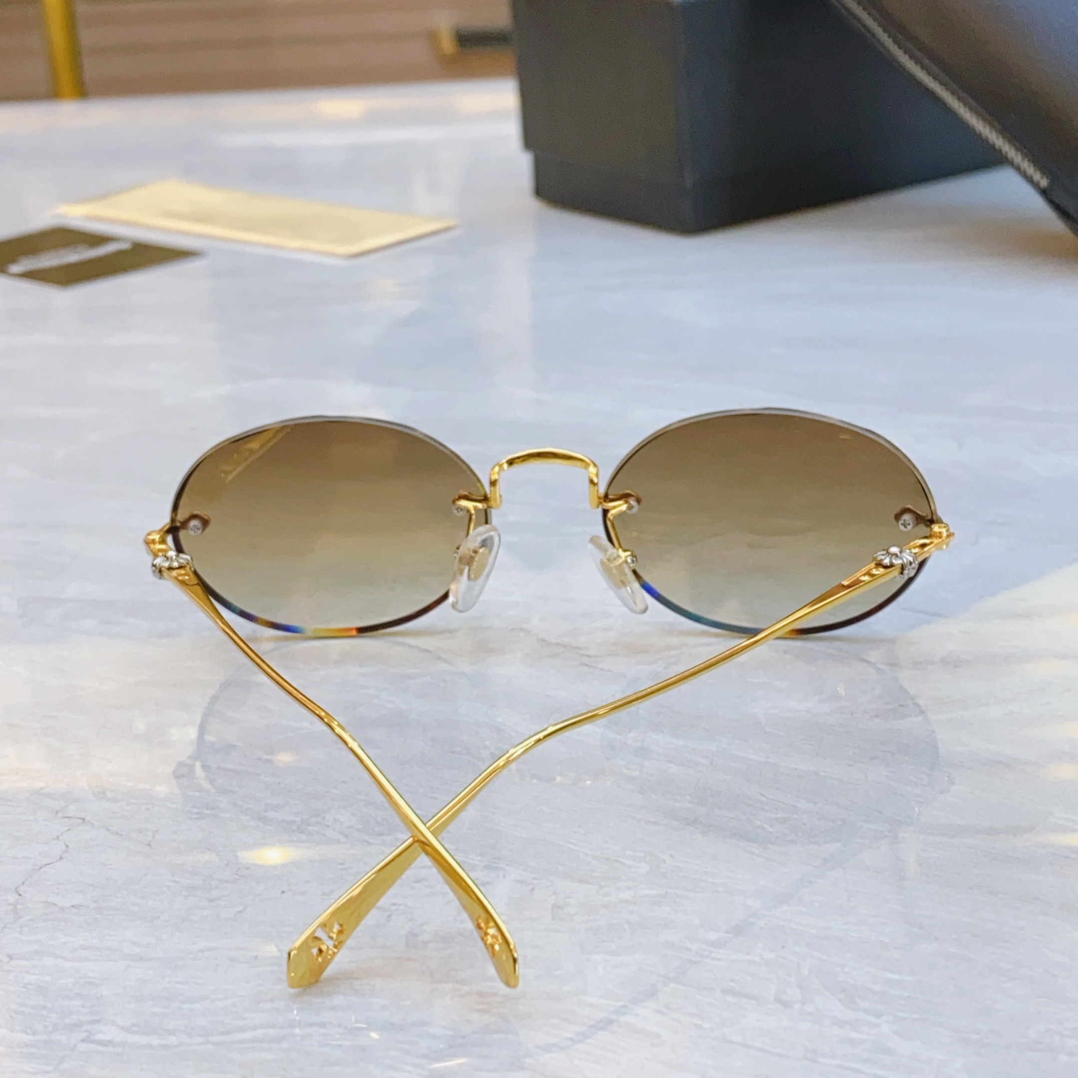 ，【CHROME HEART*】克罗*心新款太阳镜，MODEL：9108，SIZE：55口21-142