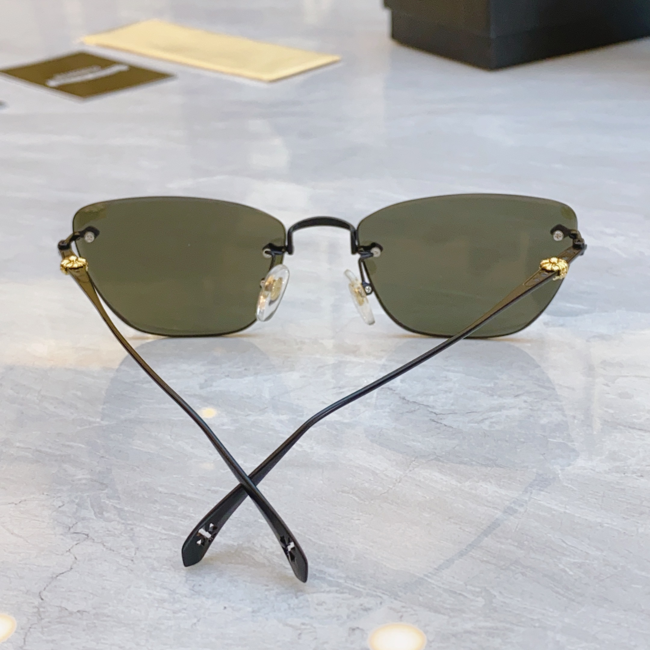 ，【CHROME HEART*】克罗*心新款太阳镜，MODEL：9112，SIZE：52口22-142