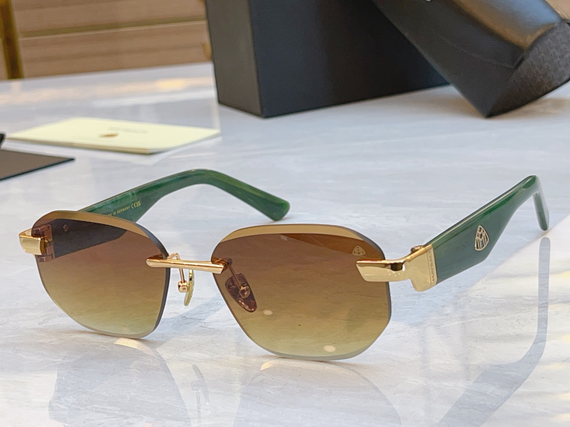 ，【MAYBAC*】迈巴*赫新款太阳镜🕶️🕶️，MODELRA/FU-X/N-Z111，SIZE：58口