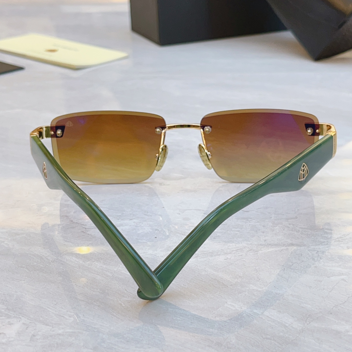 ，【MAYBAC*】迈巴*赫新款太阳镜🕶️🕶️，MODELAB/ IJ - H /D - Z112，SI