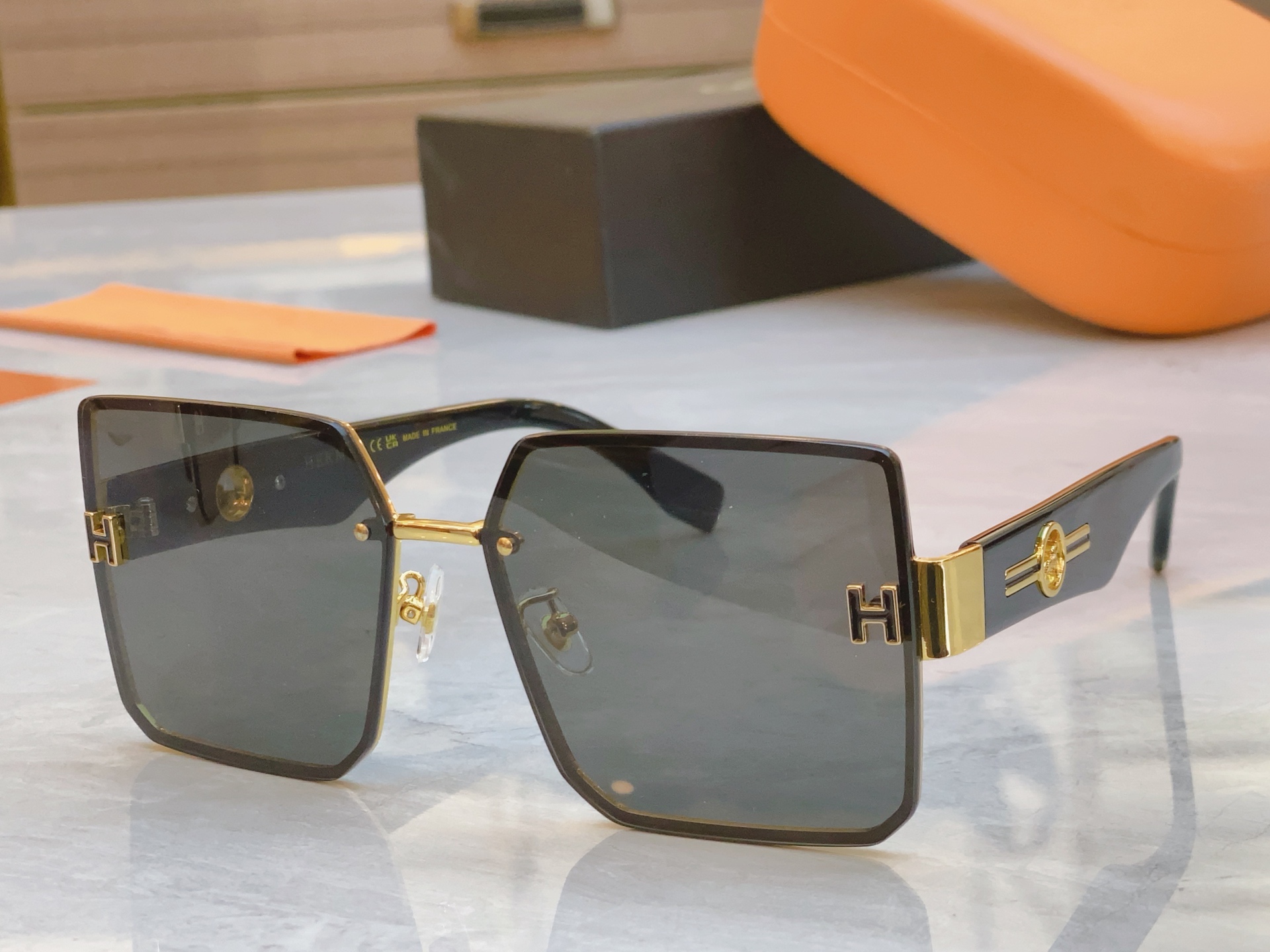 ，【HERME*】爱马*仕新款太阳镜🕶️，MODEL：9717，SIZE：61口15-145