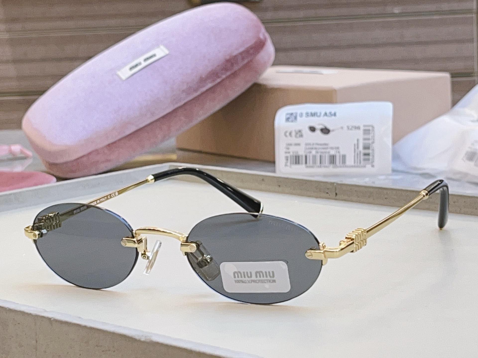 ，【MIUMI*】缪*缪新款太阳镜🕶️，ModSMU A54，SIZE51-20-140
