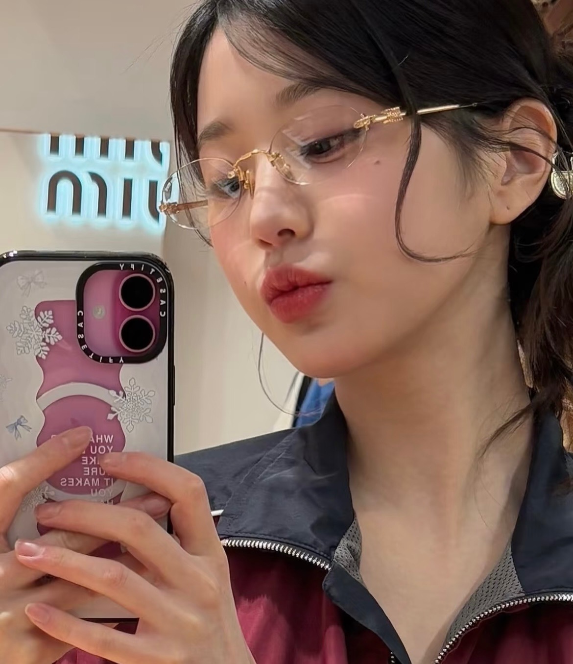 ，【MIUMI*】缪*缪新款太阳镜🕶️，ModSMU A54，SIZE51-20-140