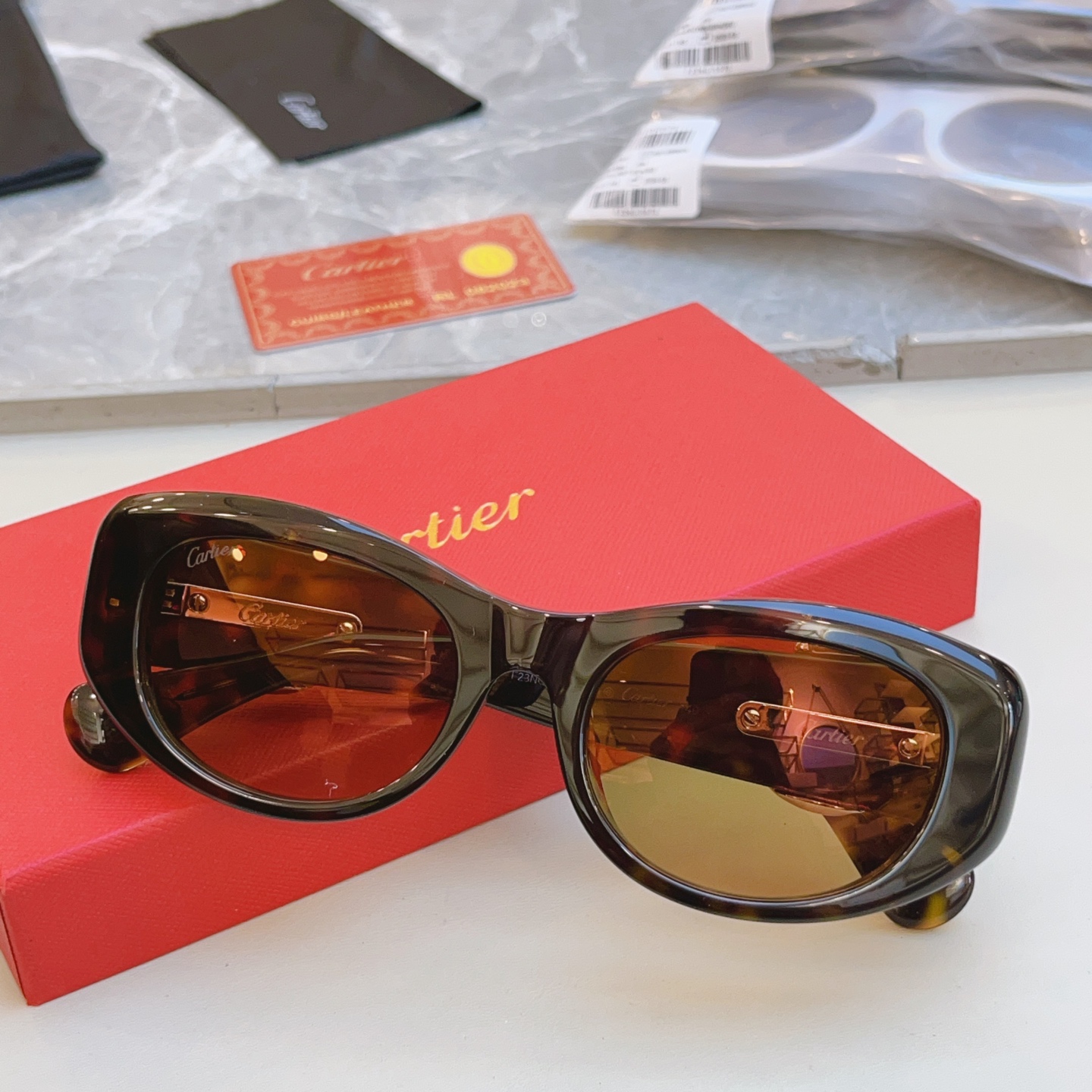 ，【CARTIE*】卡地*亚新款太阳镜，CT0472S，size 60口18-145