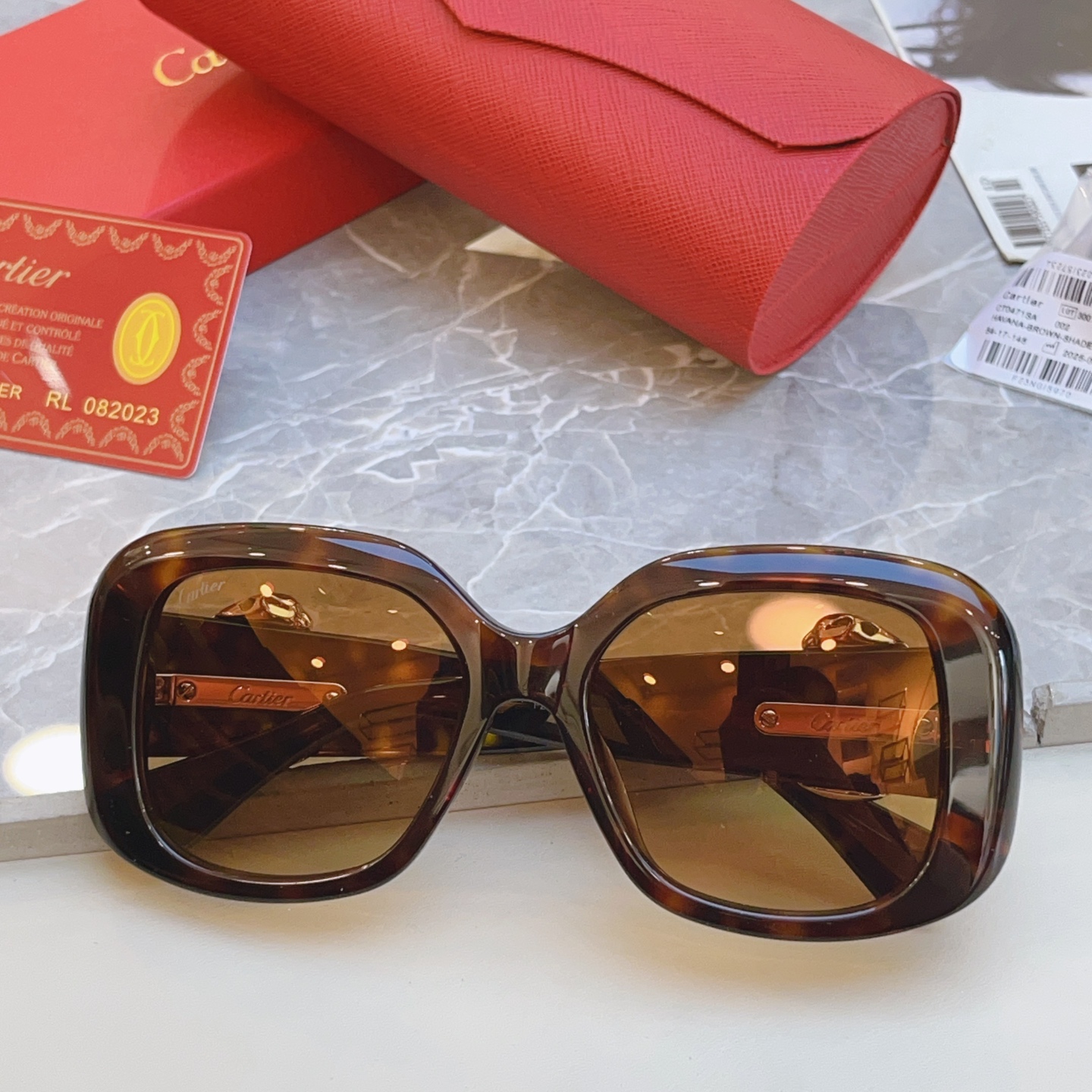 ，【CARTIE*】卡地*亚新款太阳镜，CT0471S，size 60口18-145