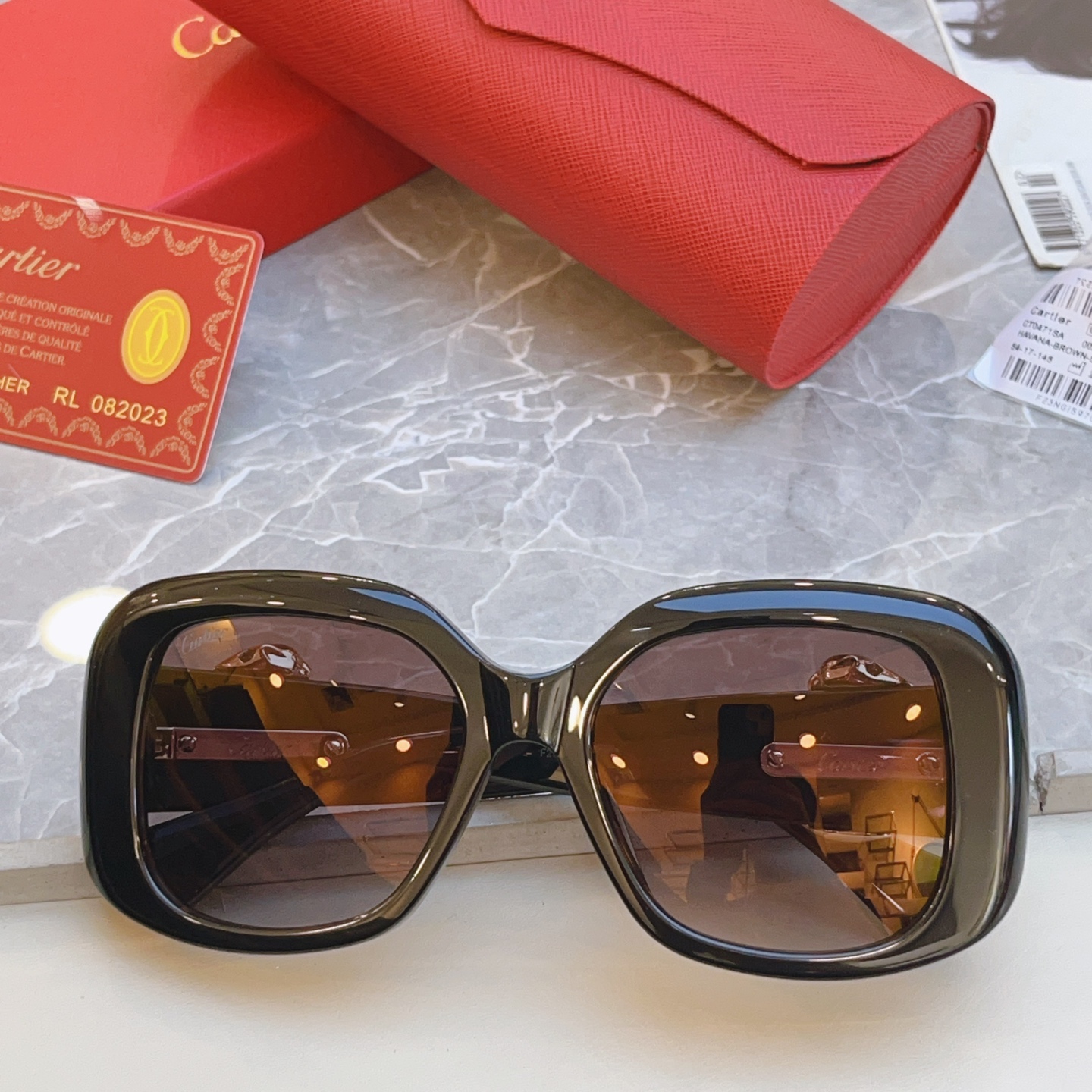 ，【CARTIE*】卡地*亚新款太阳镜，CT0471S，size 60口18-145