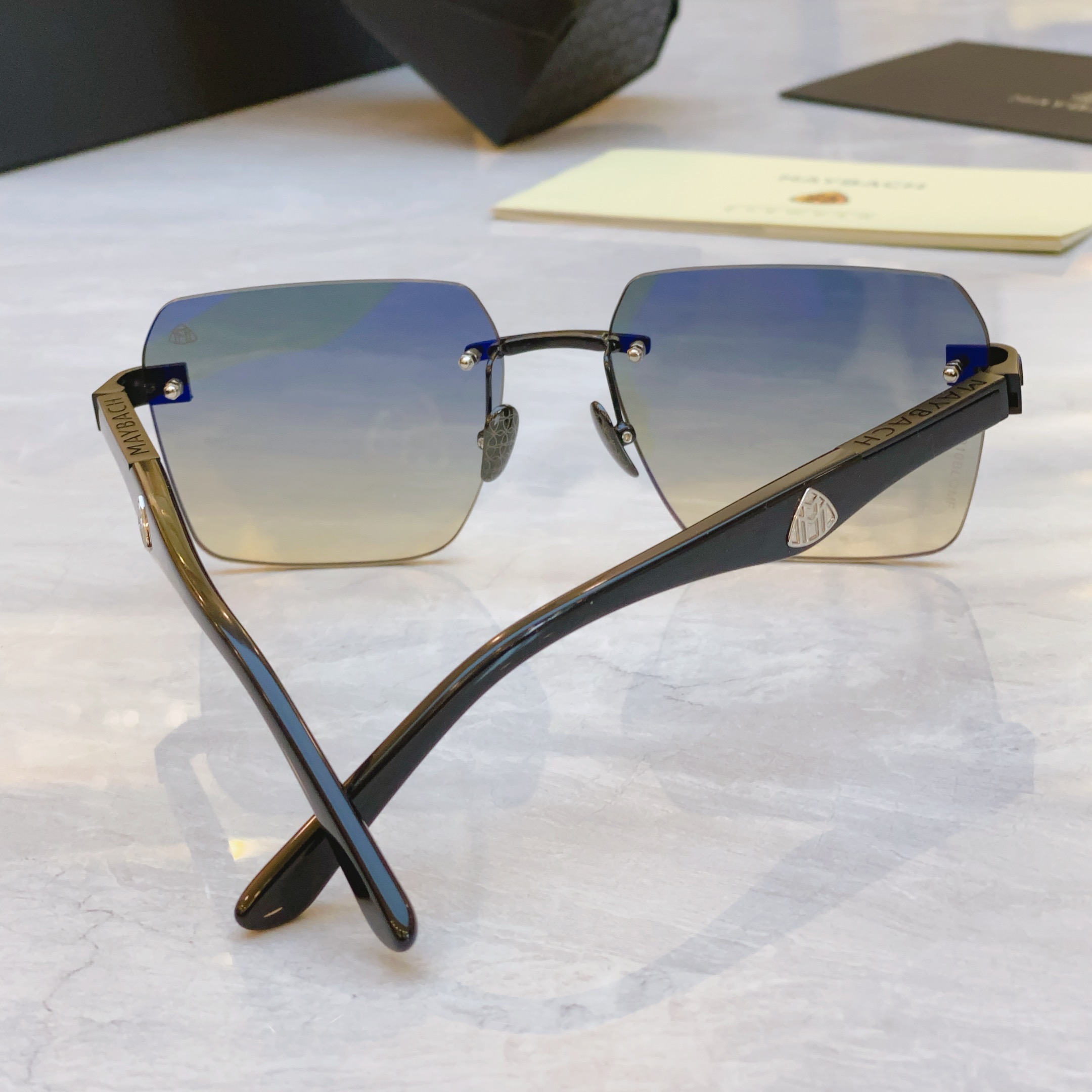 ，【MAYBAC*】迈巴*赫新款太阳镜🕶️🕶️，MODELPA/ WDF - M10，SIZE：60口1