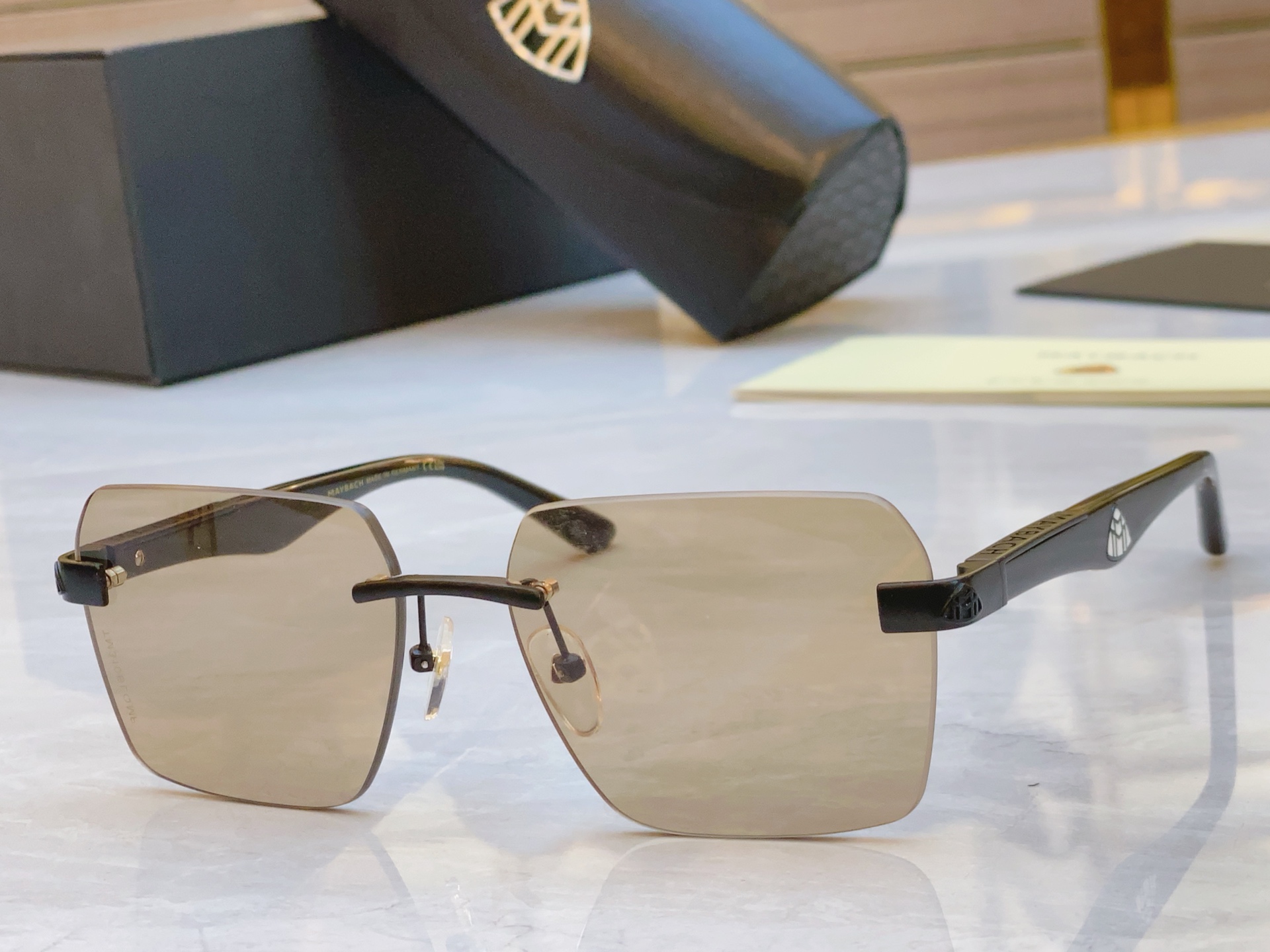 ，【MAYBAC*】迈巴*赫新款太阳镜🕶️🕶️，MODELPA/ WDF - M10，SIZE：60口1