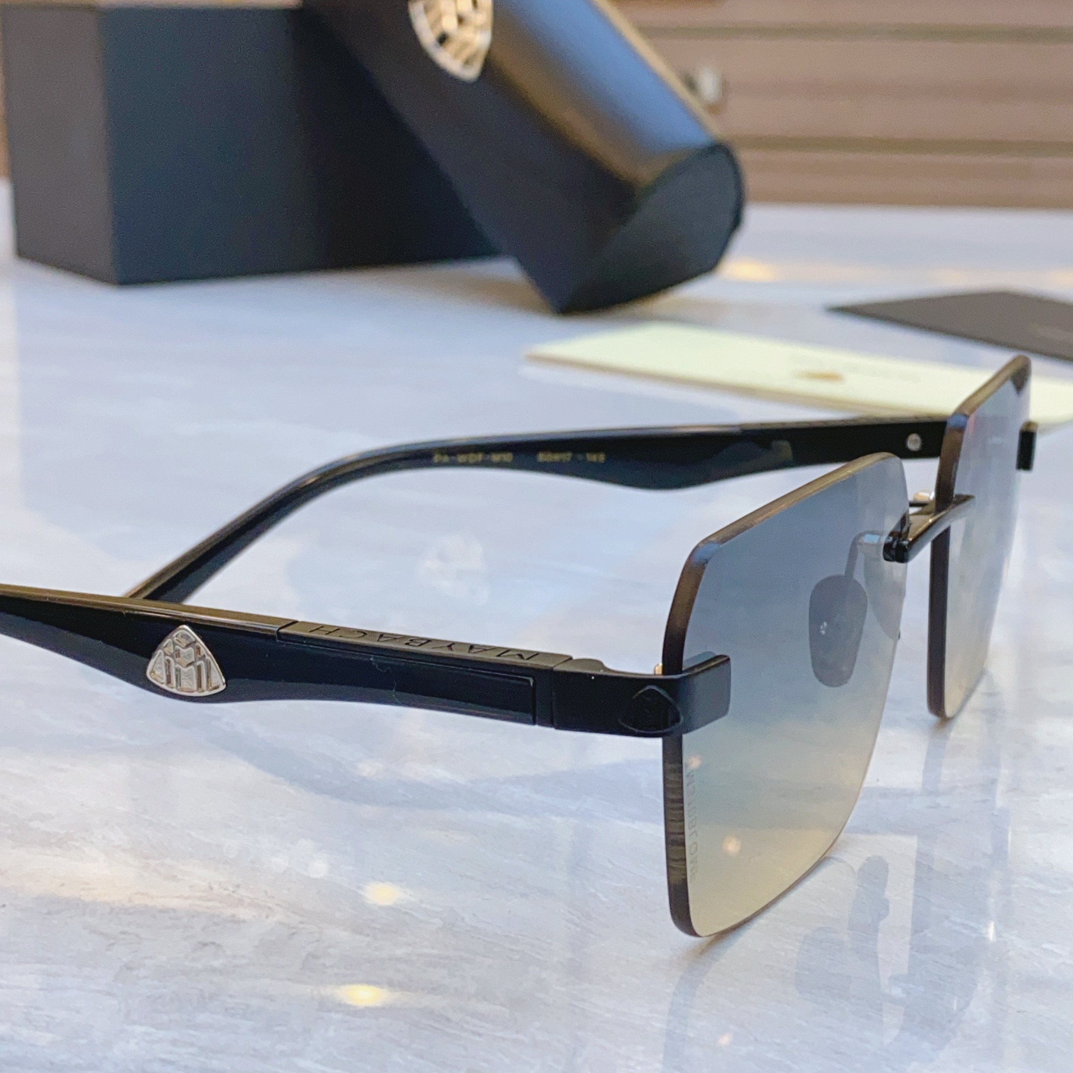 ，【MAYBAC*】迈巴*赫新款太阳镜🕶️🕶️，MODELPA/ WDF - M10，SIZE：60口1
