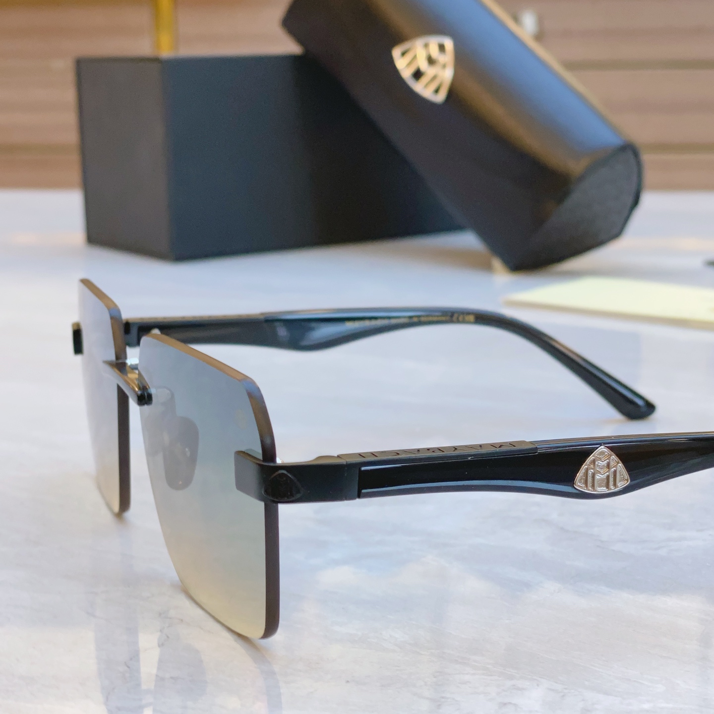 ，【MAYBAC*】迈巴*赫新款太阳镜🕶️🕶️，MODELPA/ WDF - M10，SIZE：60口1