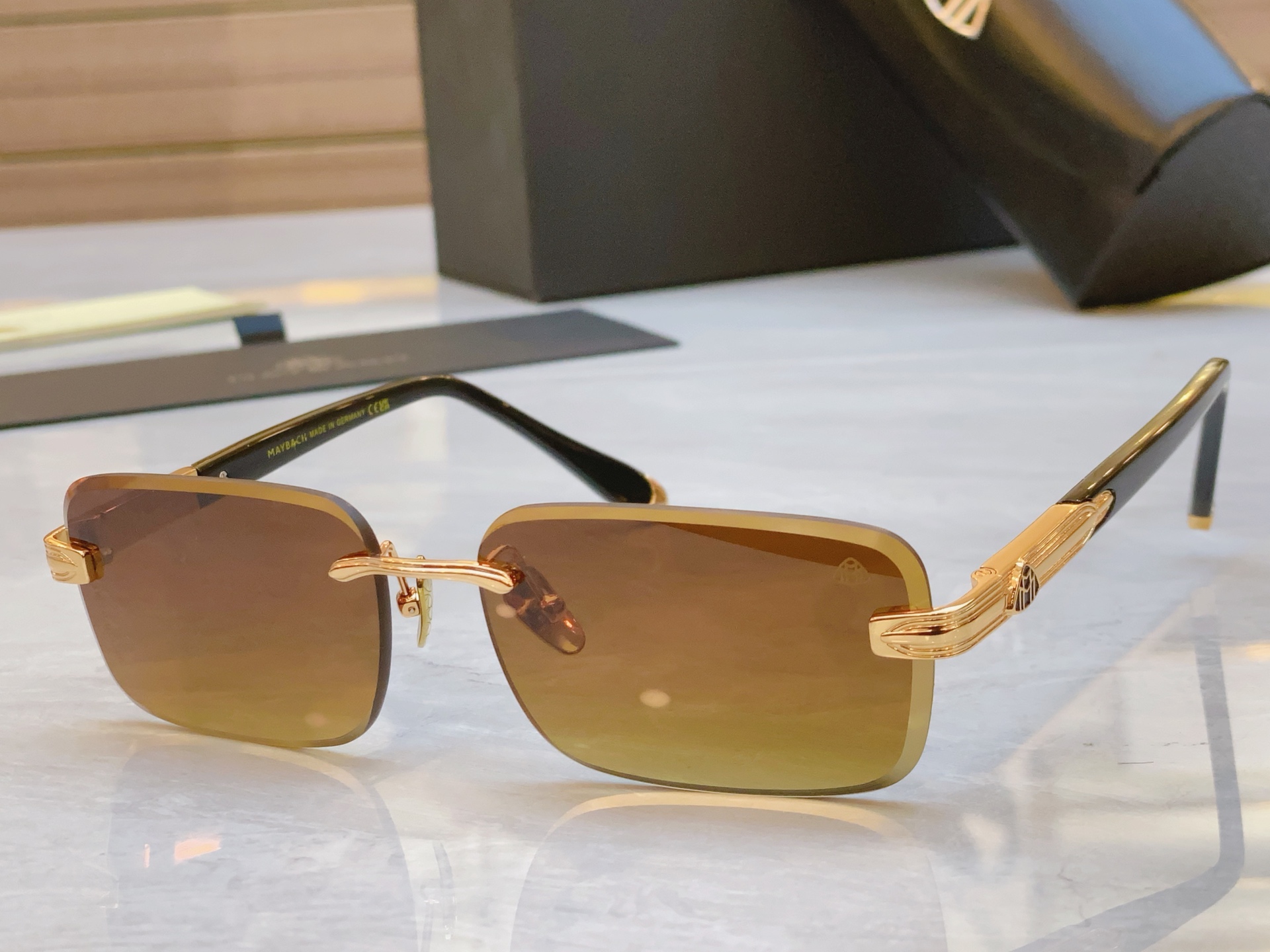 ，【MAYBAC*】迈巴*赫新款太阳镜🕶️🕶️，MODELAB/E- Z109，SIZE：60口17-1