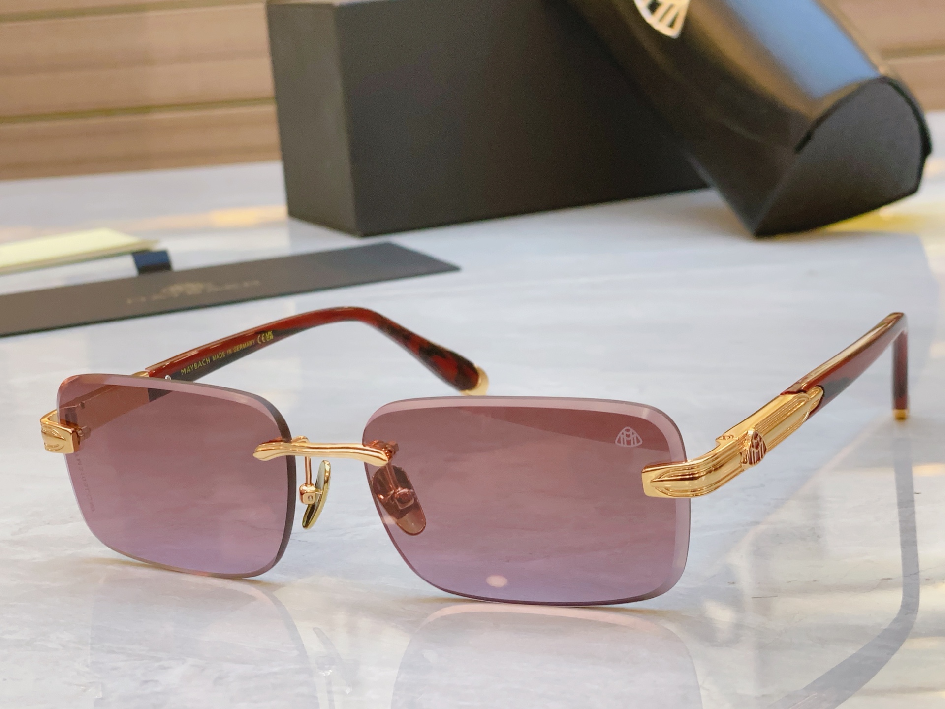 ，【MAYBAC*】迈巴*赫新款太阳镜🕶️🕶️，MODELAB/E- Z109，SIZE：60口17-1