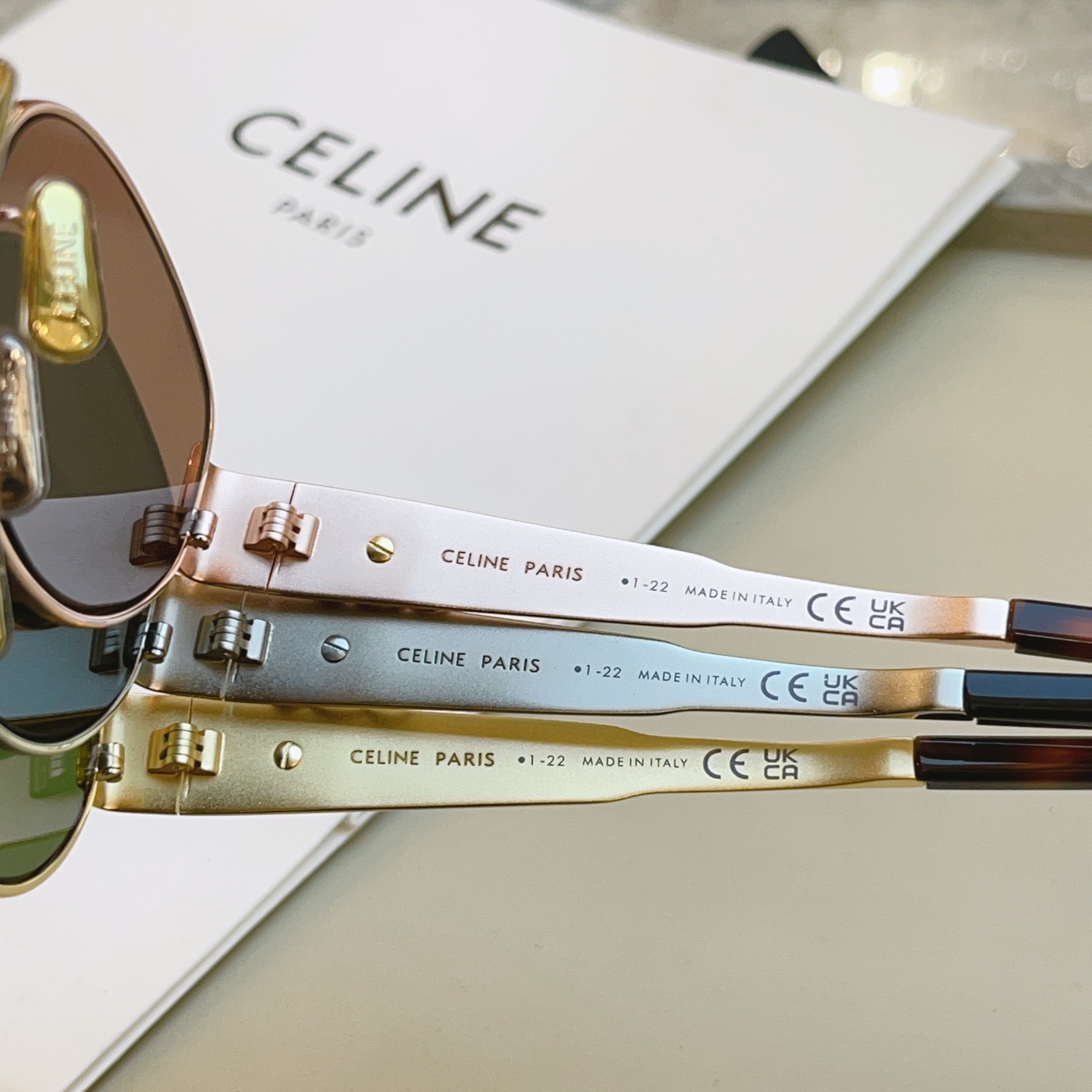 ，【CELIN*】赛琳高版本太阳镜到货，市面最高版本，玻璃镜片，MODELCL40235U，SIZE54
