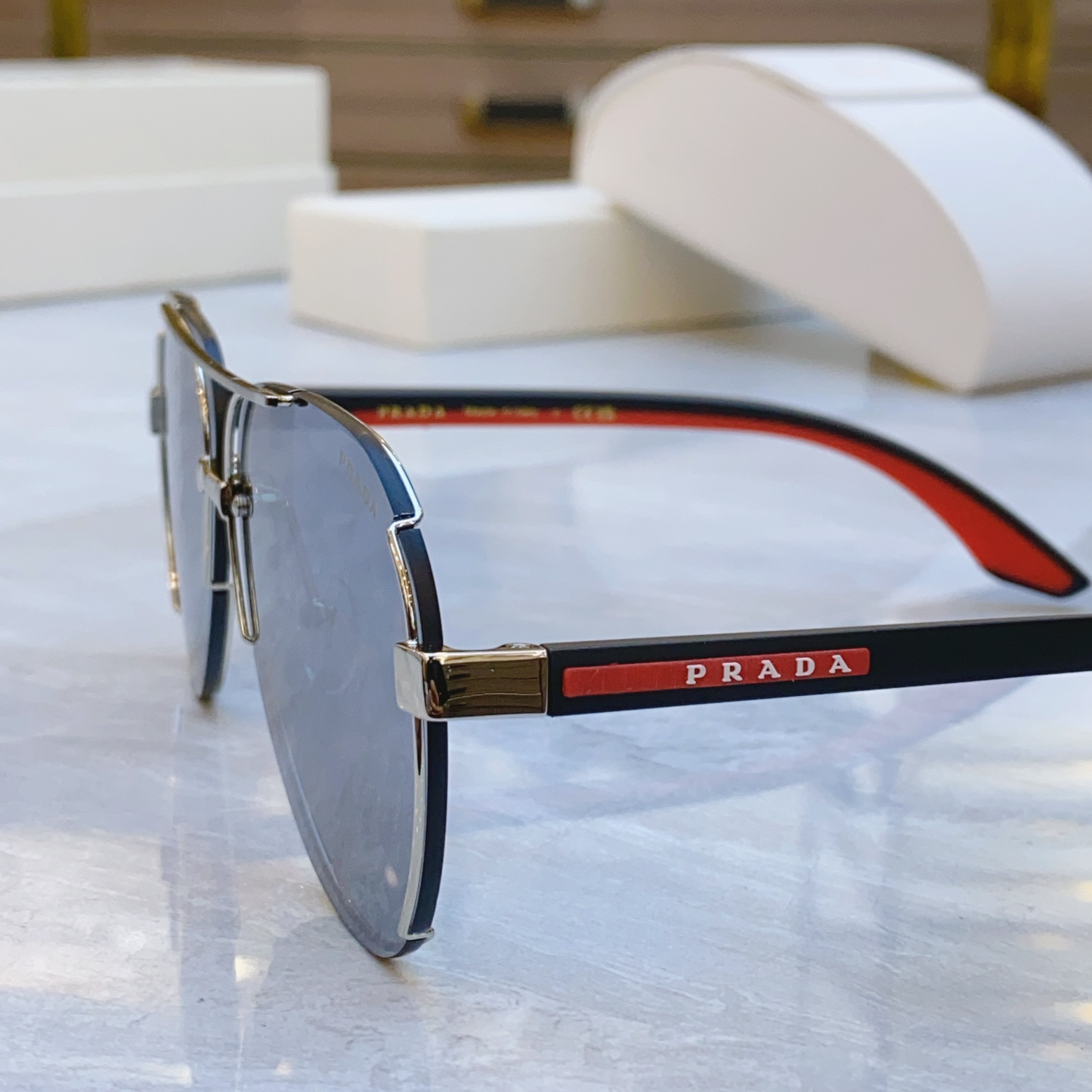 ，【PRAD*】普拉*达新款太阳镜🕶️，MODEL：PS 51YS，SIZE：62口13-140
