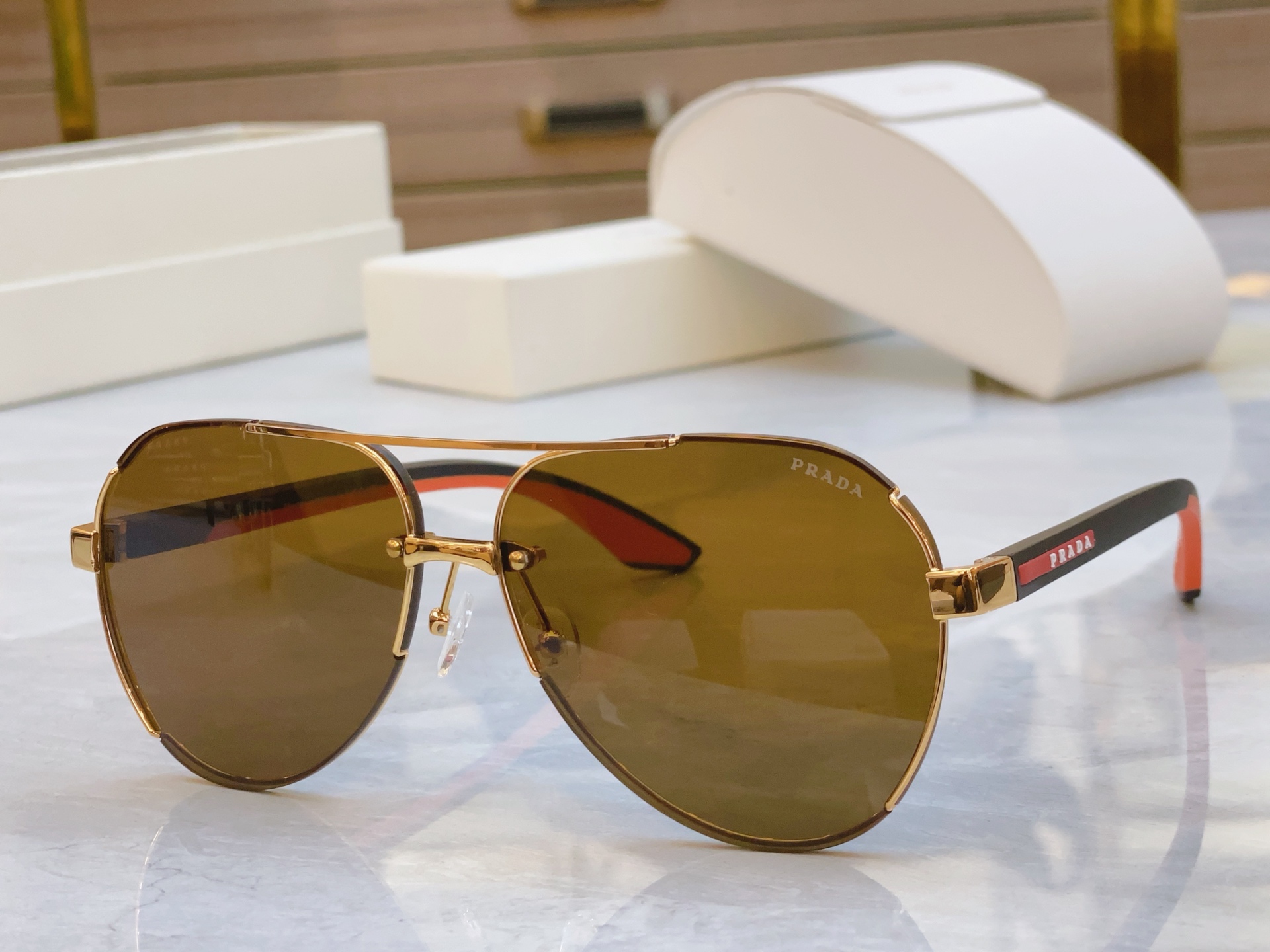 ，【PRAD*】普拉*达新款太阳镜🕶️，MODEL：PS 51YS，SIZE：62口13-140