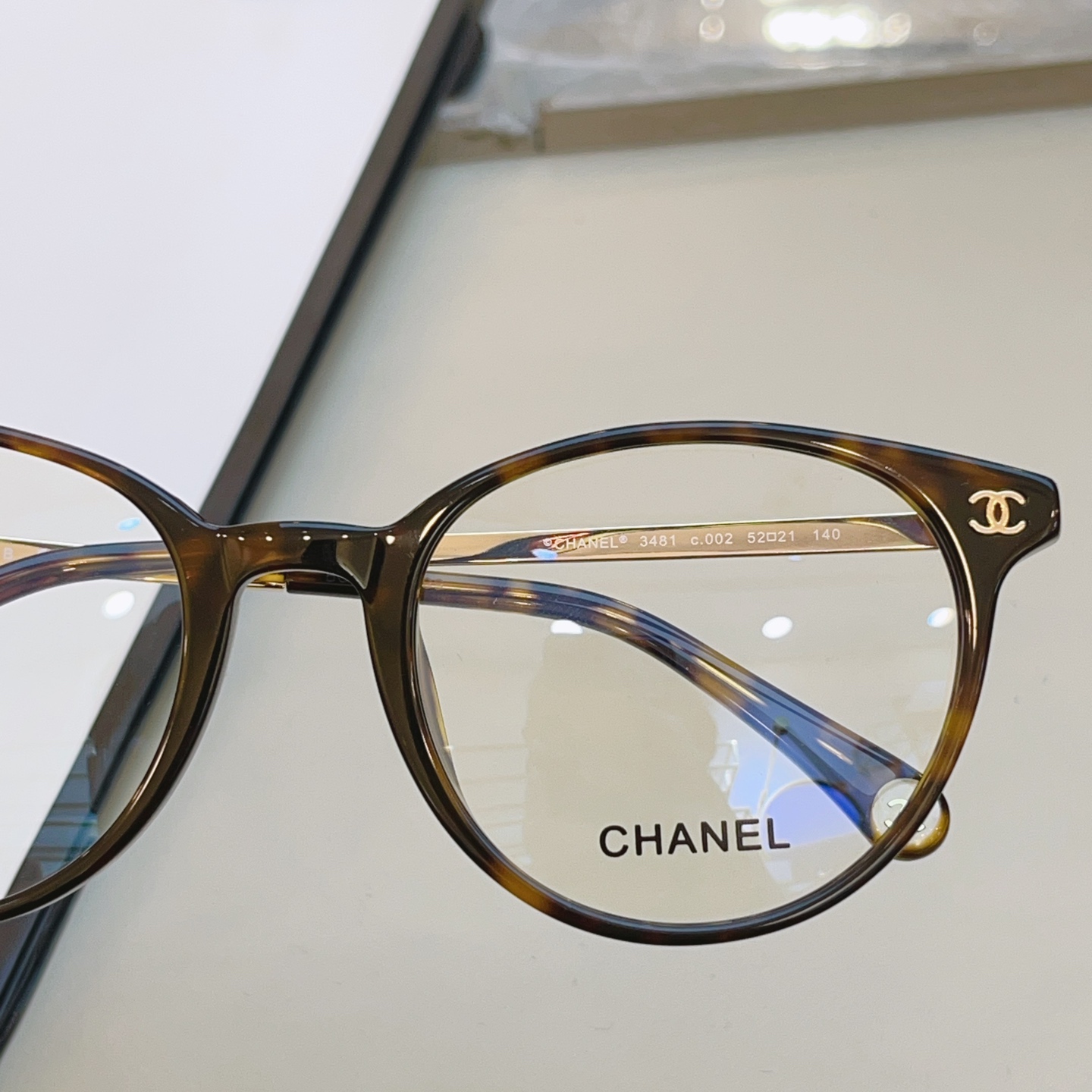 ，【CHANE*】香奈*儿新款光学架，MODEL：CH3481， SIZE：52口21-140