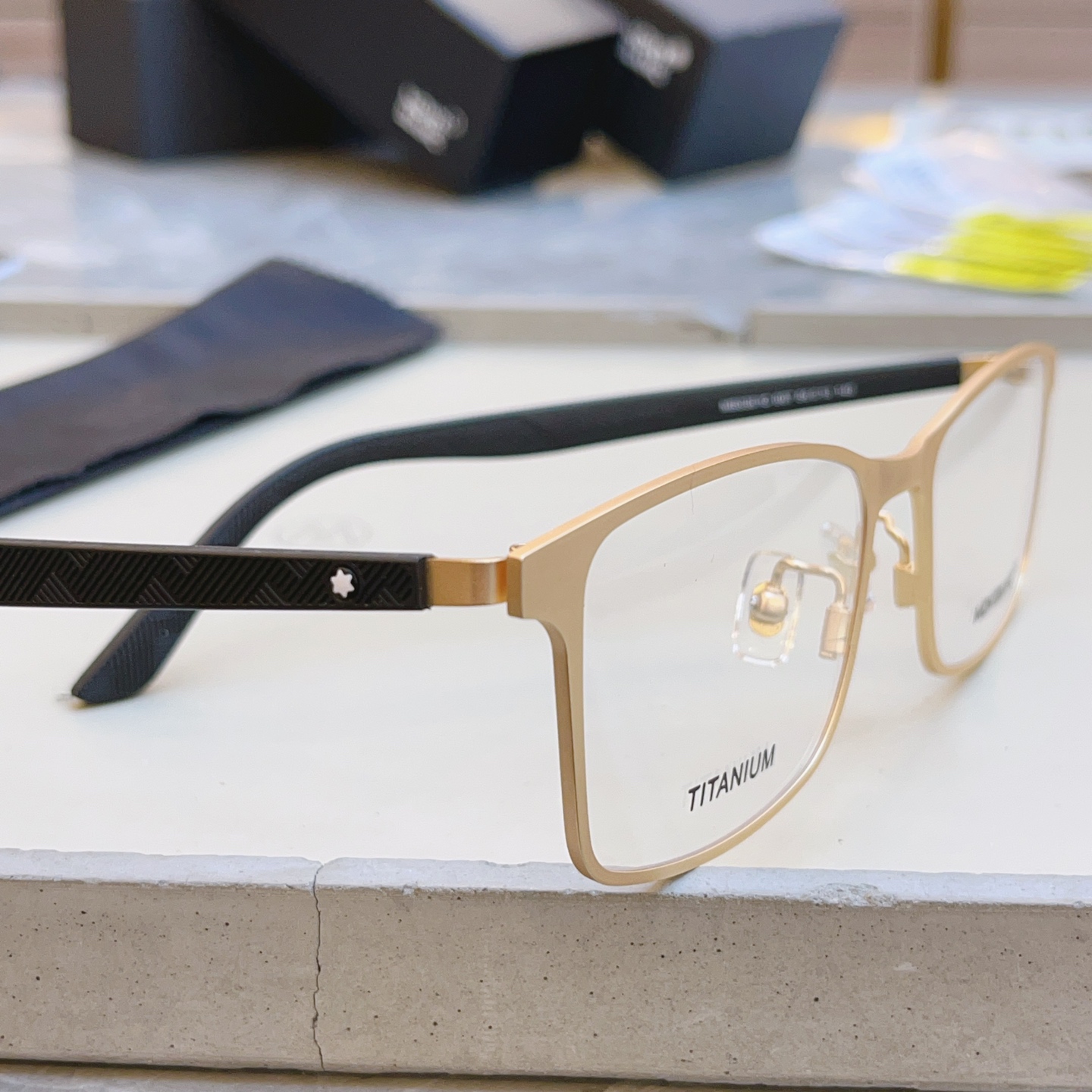 ，【MONT BLAN*】万宝龙新款光学架，钛架✨，MODELMB0361O，SIZE 56口19-14