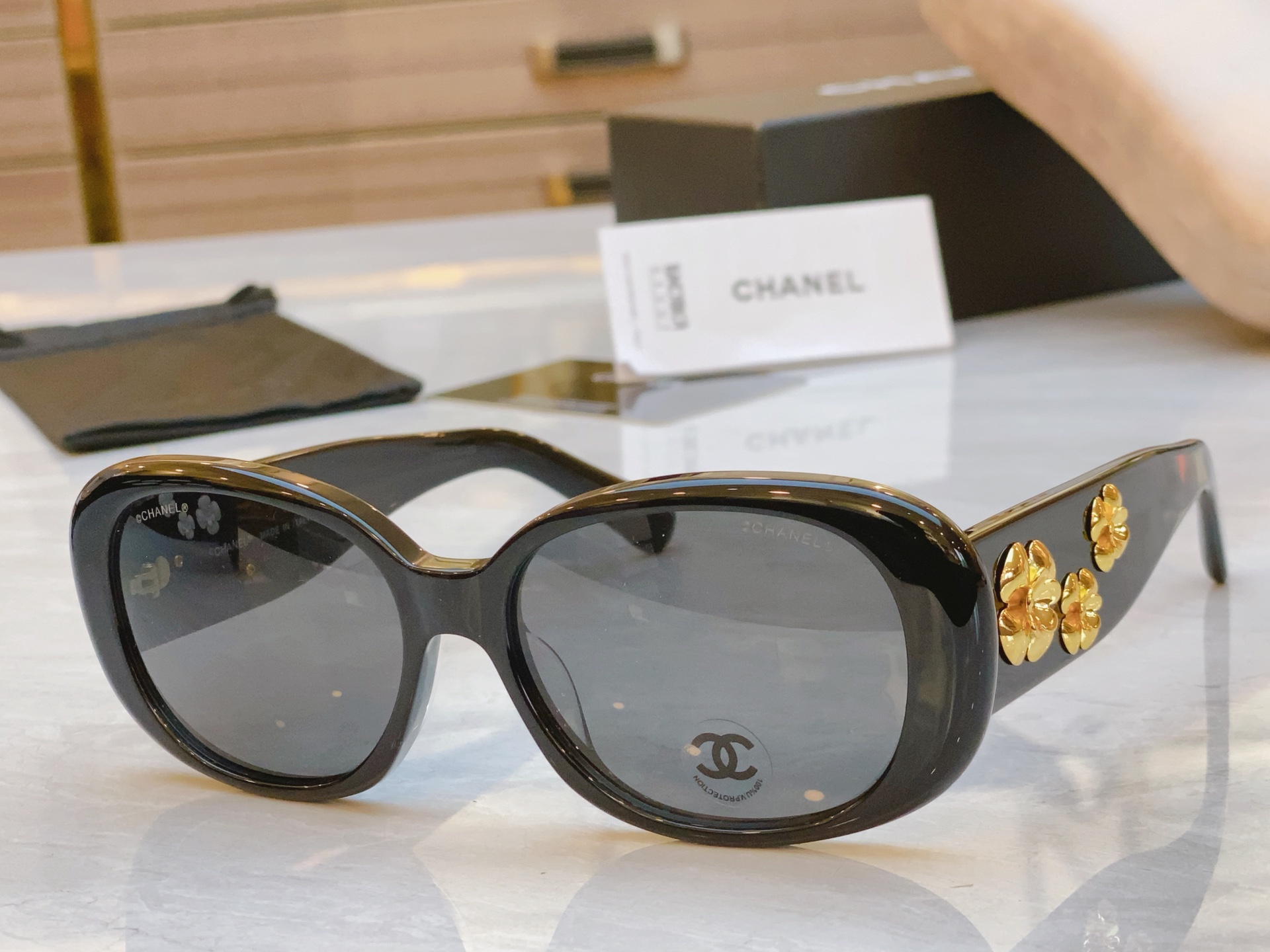 ，【CHANE*】香奈儿新款太阳镜🕶️🕶️，MODEL：CH5113，SIZE：56口16-130