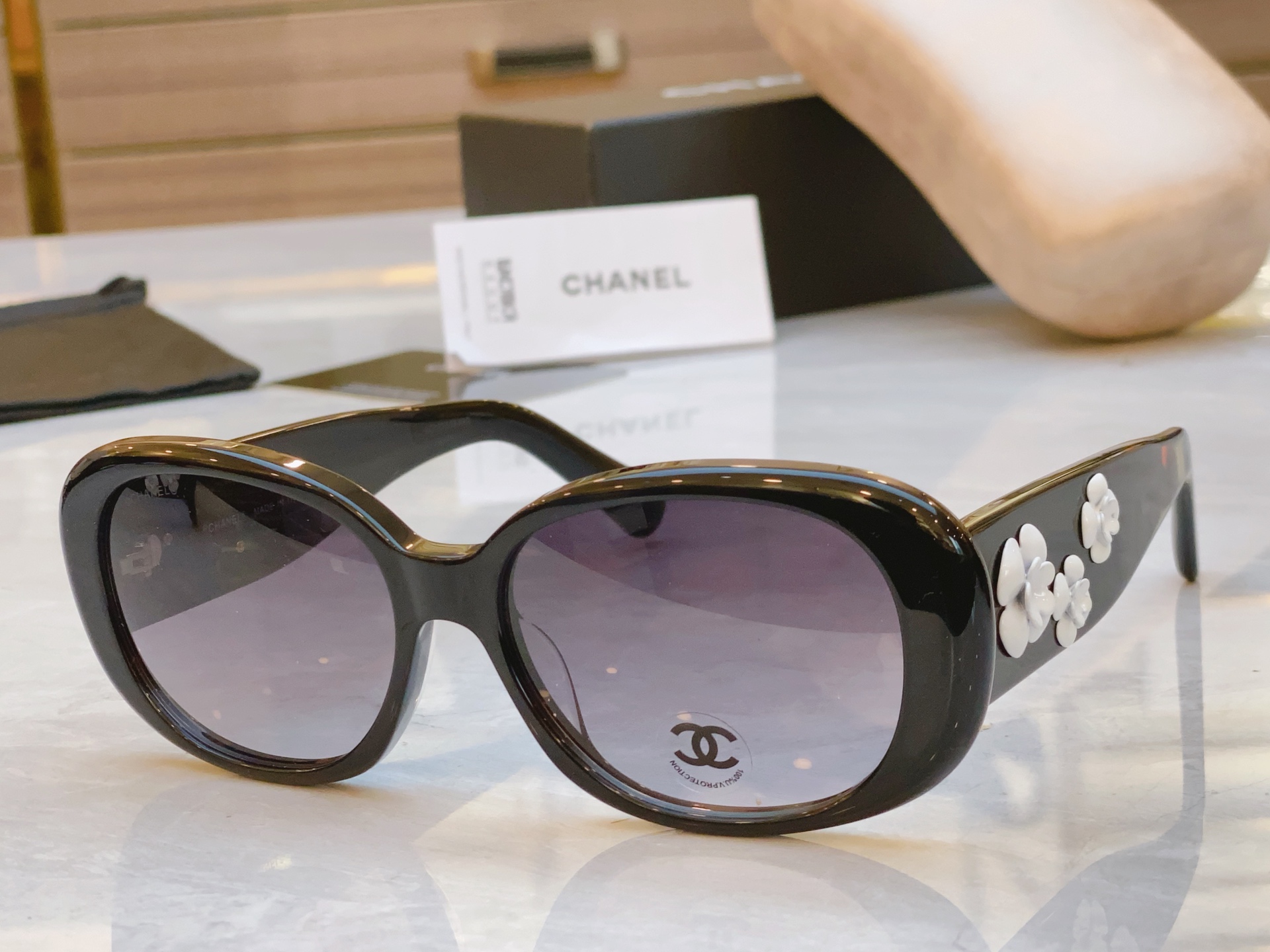 ，【CHANE*】香奈儿新款太阳镜🕶️🕶️，MODEL：CH5113，SIZE：56口16-130