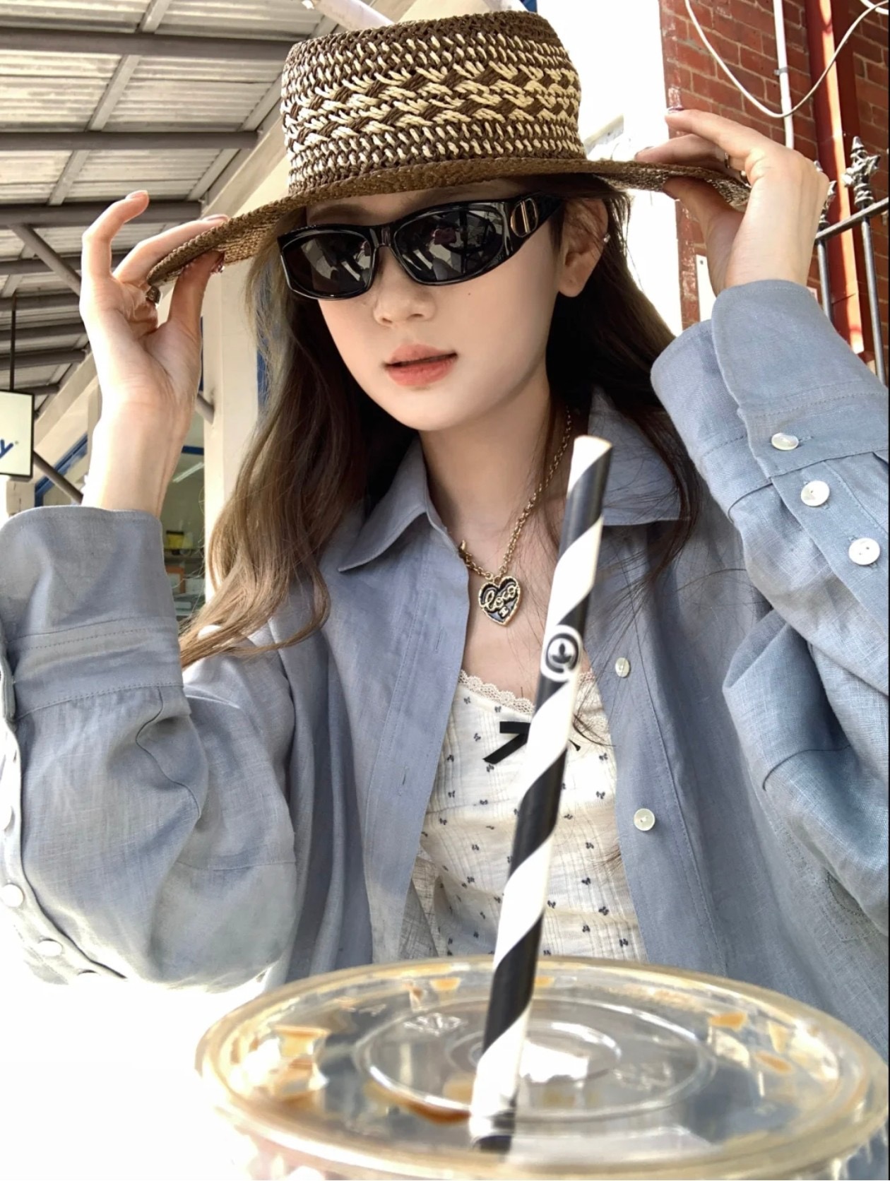 ，【DIO* 】迪*奥新款太阳镜🕶️，高版本✨，MODEL：VeryDior S3F，SIZE：61口1