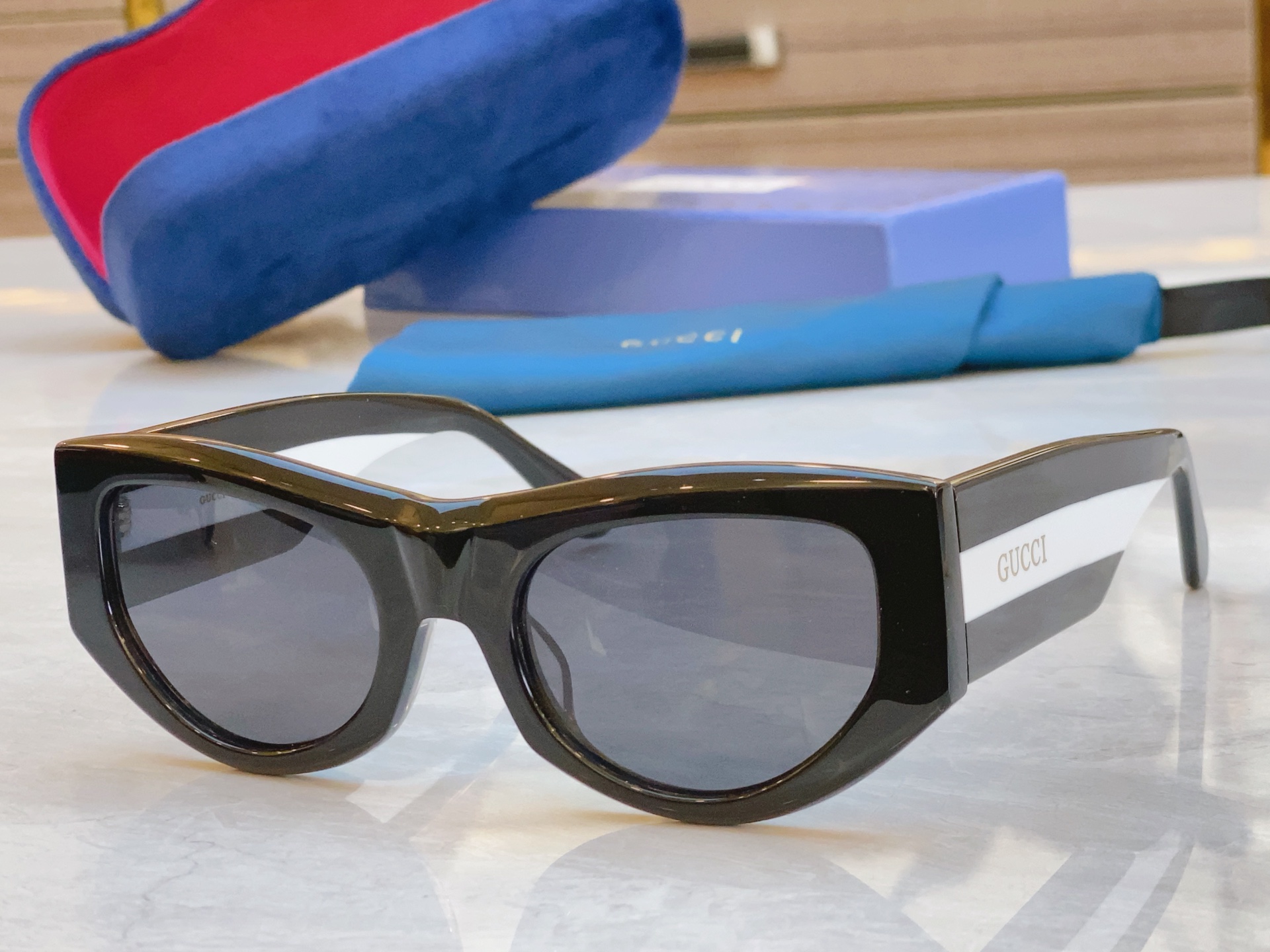 ，【GUCC*】古*驰新款太阳镜🕶️，MODEL：GG1651，SIZE53口21-145 
