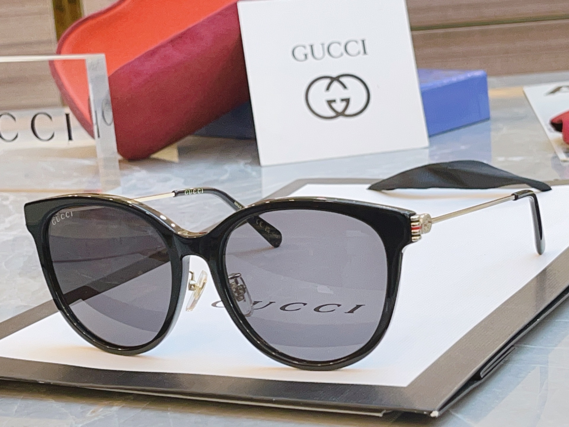 ，【GUCC*】古*驰新款太阳镜🕶️，MODEL：GG1883SK，SIZE56口18-145 XL