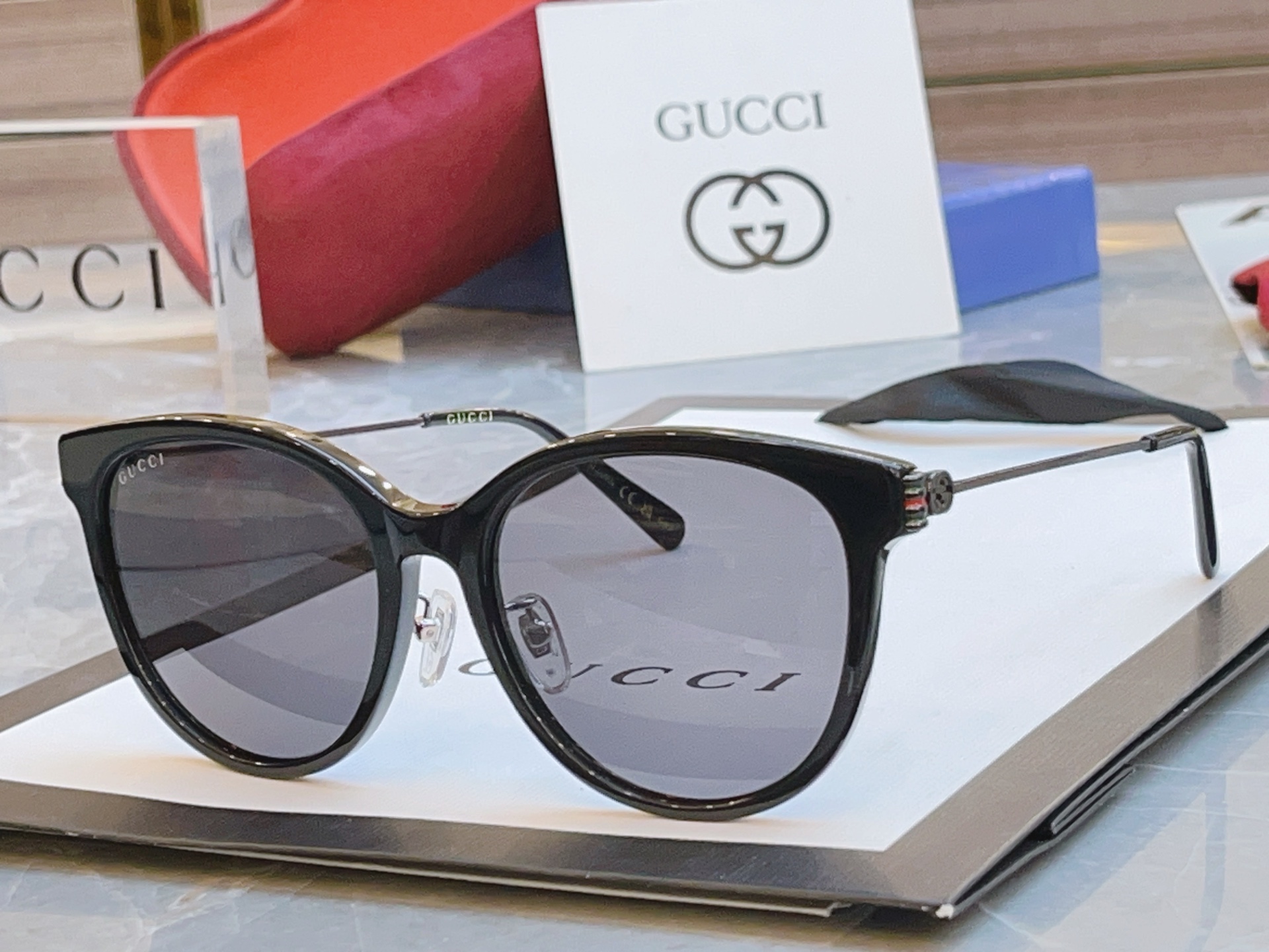 ，【GUCC*】古*驰新款太阳镜🕶️，MODEL：GG1883SK，SIZE56口18-145 XL