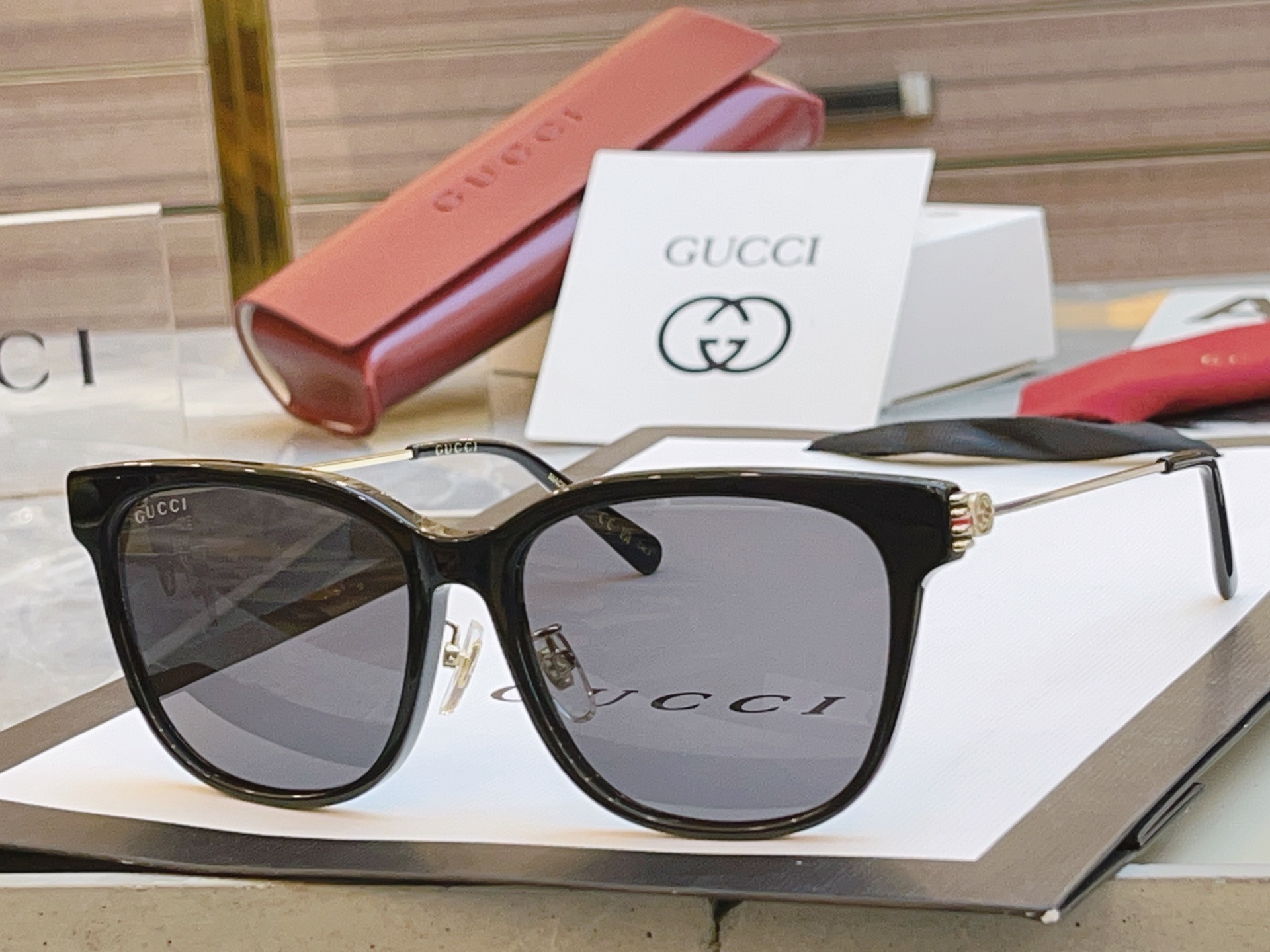 ，【GUCC*】古*驰新款太阳镜🕶️，高品质✨MODEL：GG1884SK，SIZE56口16-145 