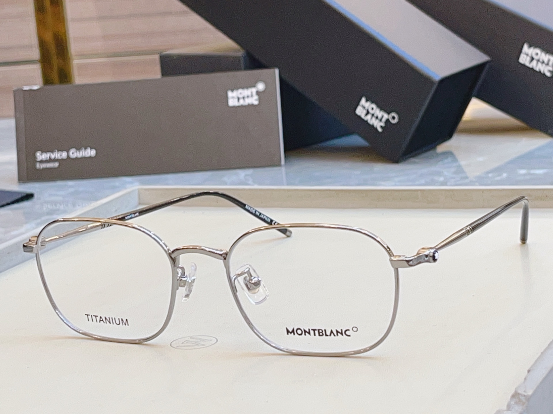 ，【MONT BLAN*】万宝龙新款光学架，钛架✨，MODELMB0414OA，SIZE 54口19-1