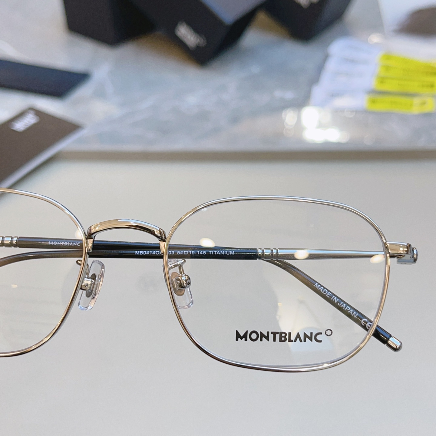 ，【MONT BLAN*】万宝龙新款光学架，钛架✨，MODELMB0414OA，SIZE 54口19-1