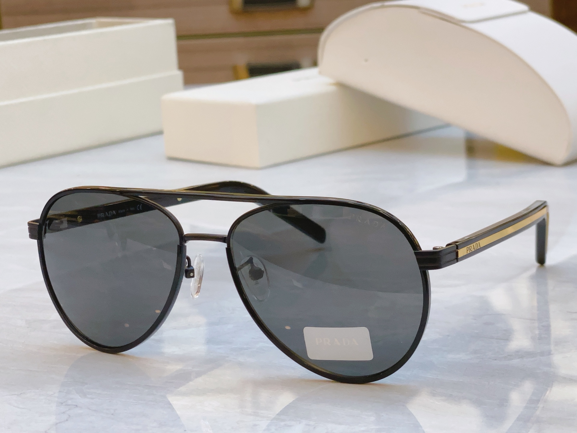，【PRAD*】普拉*达新款太阳镜，MODEL：PR B57S，SIZE：58口16-145