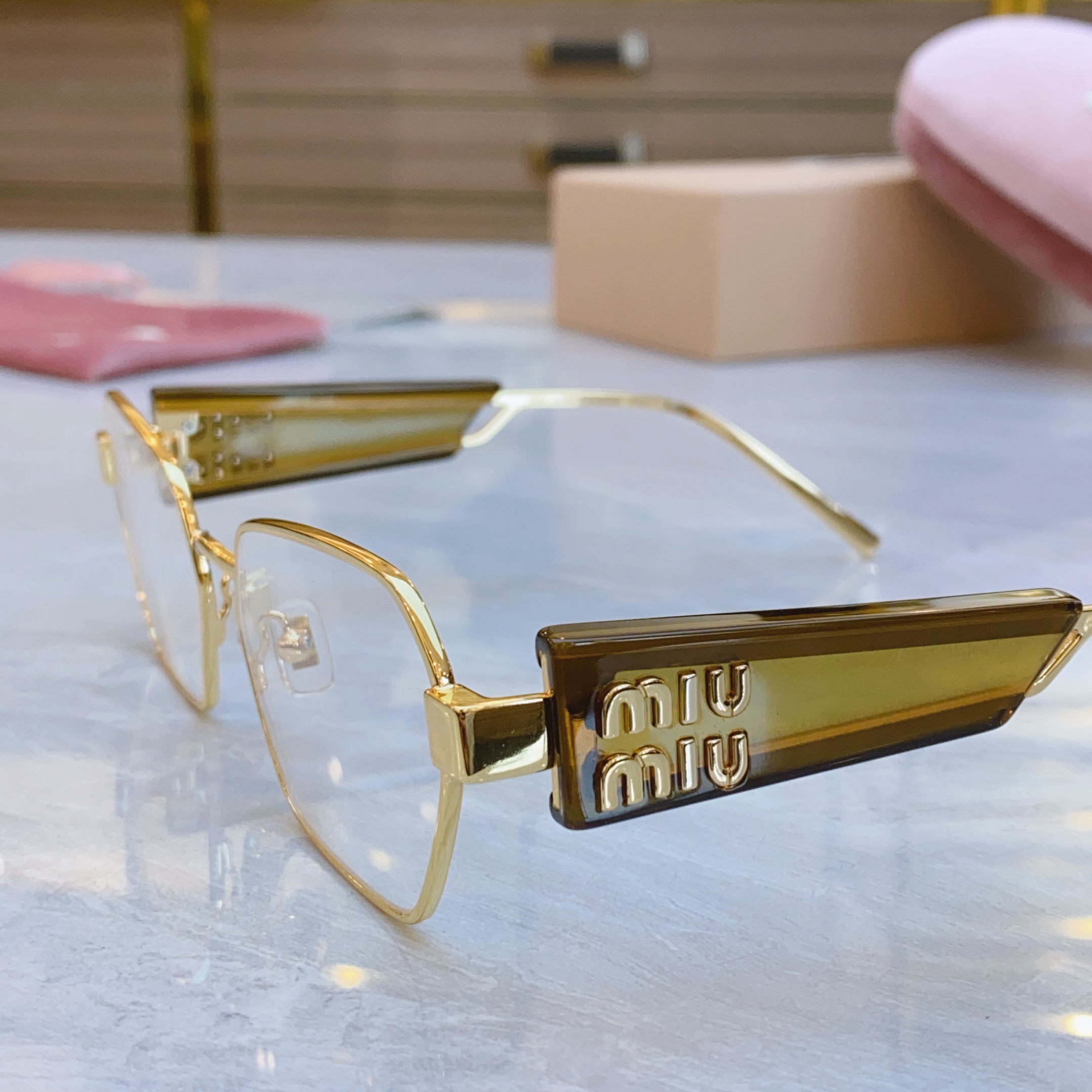 ，【MIUMI*】缪*缪新款眼镜架，Mod：SMU 53W，SIZE58口18-140