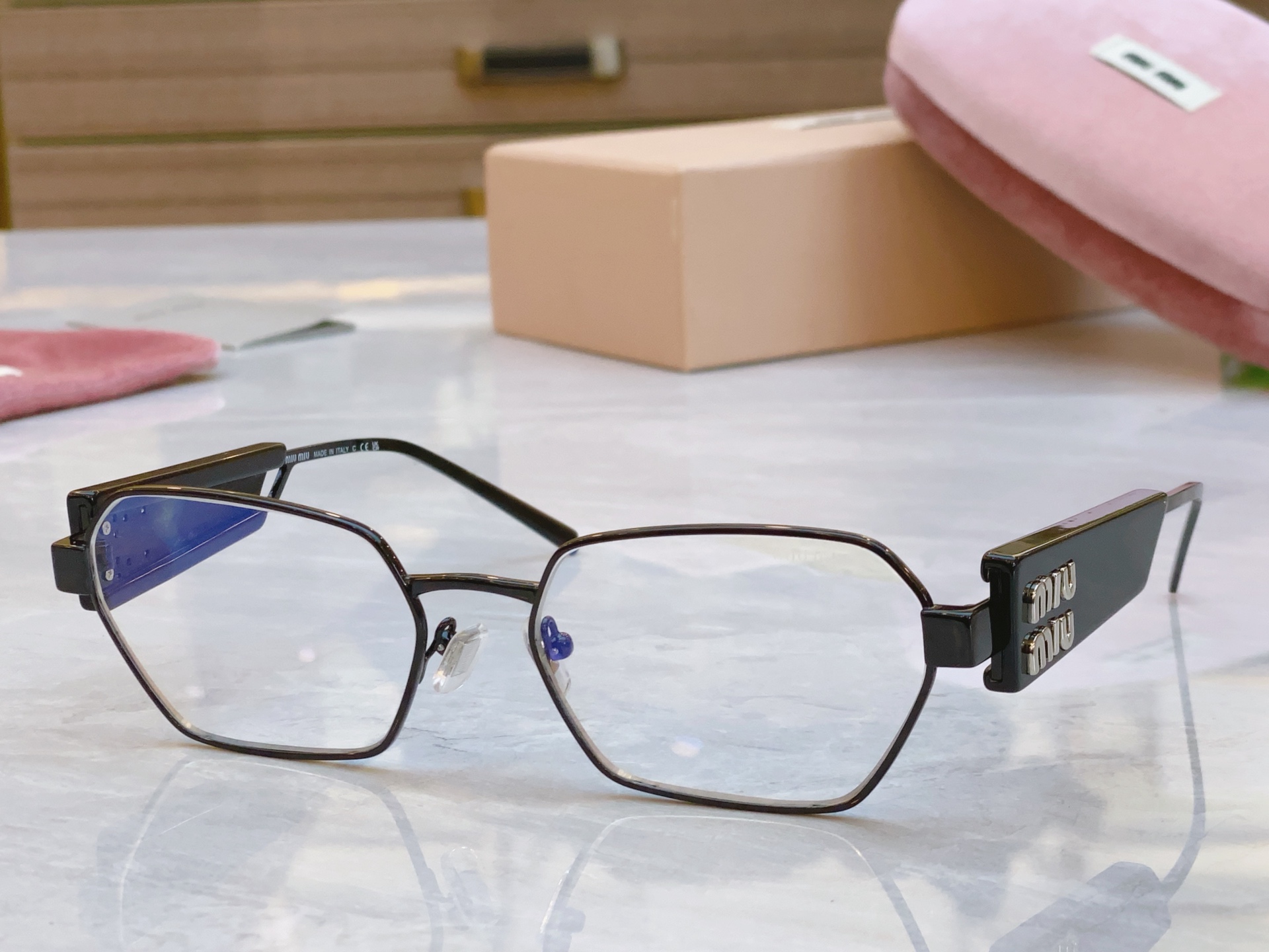 ，【MIUMI*】缪*缪新款眼镜架，Mod：SMU 53W，SIZE58口18-140