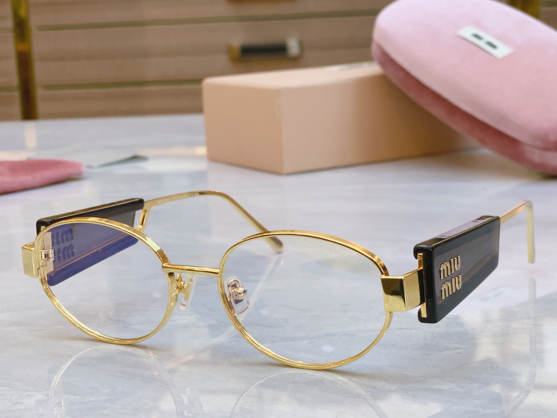 ，【MIUMI*】缪*缪新款眼镜架，Mod：SMU 5688TS，SIZE53口19-145