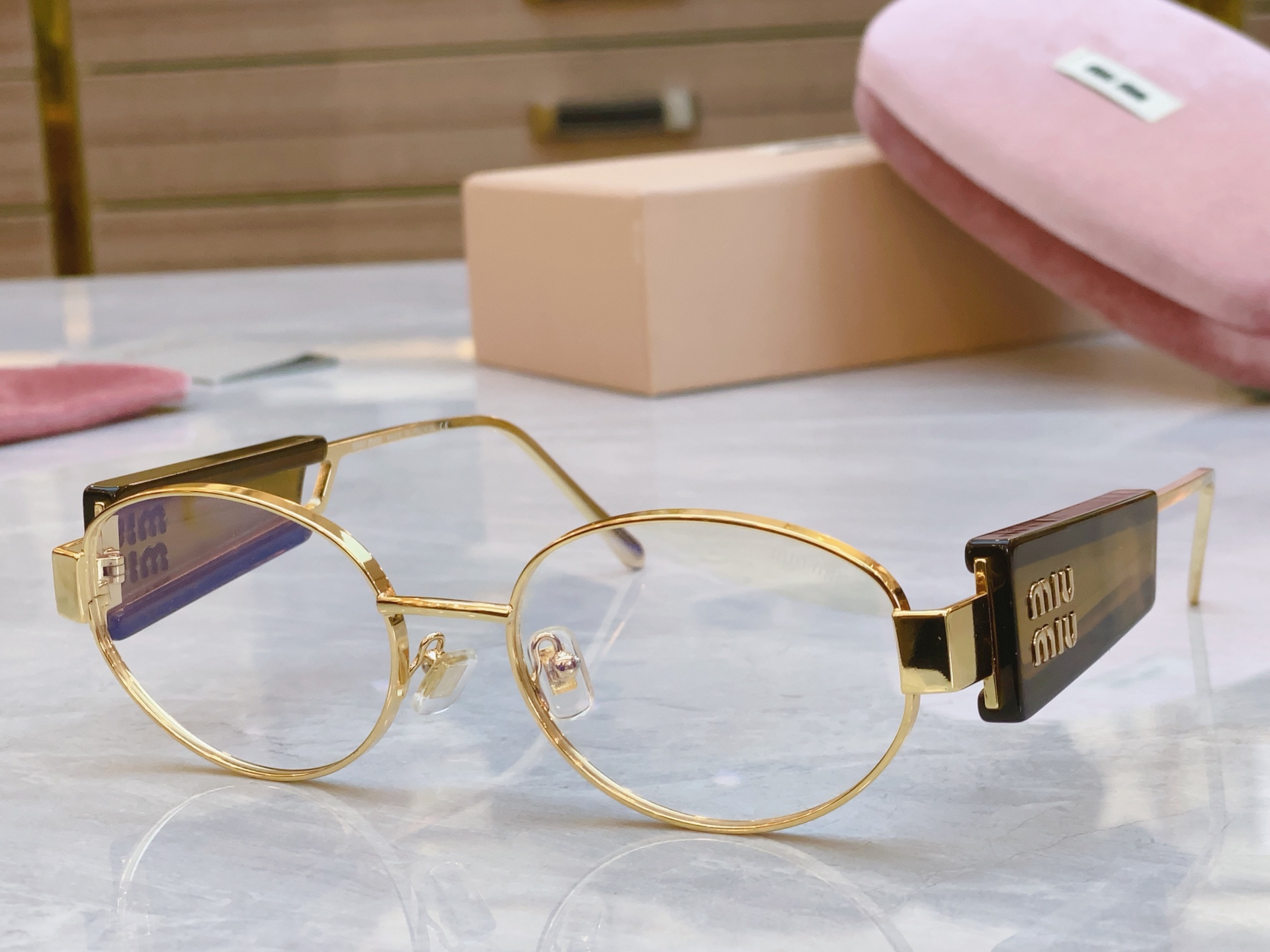 ，【MIUMI*】缪*缪新款眼镜架，Mod：SMU 5688TS，SIZE53口19-145