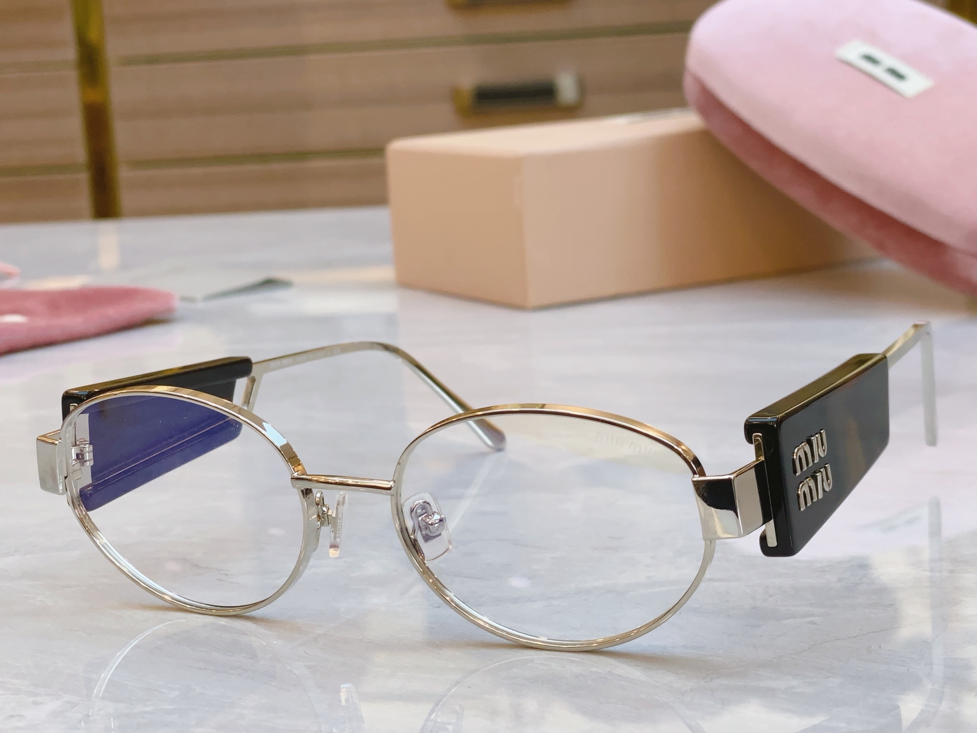 ，【MIUMI*】缪*缪新款眼镜架，Mod：SMU 5688TS，SIZE53口19-145