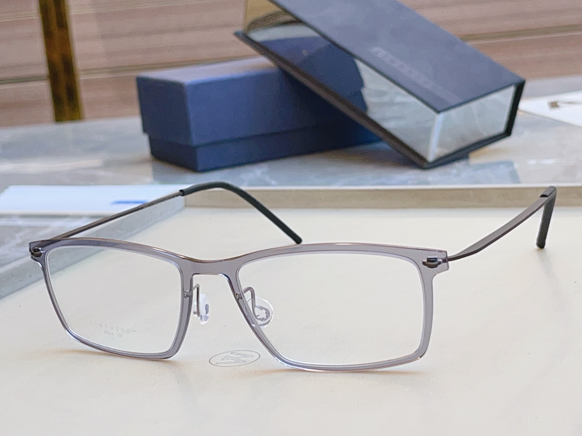 ，【LINDBER*】林德*伯格新款光学架，MODEL：6544，SIZE：53口18-150 高版本