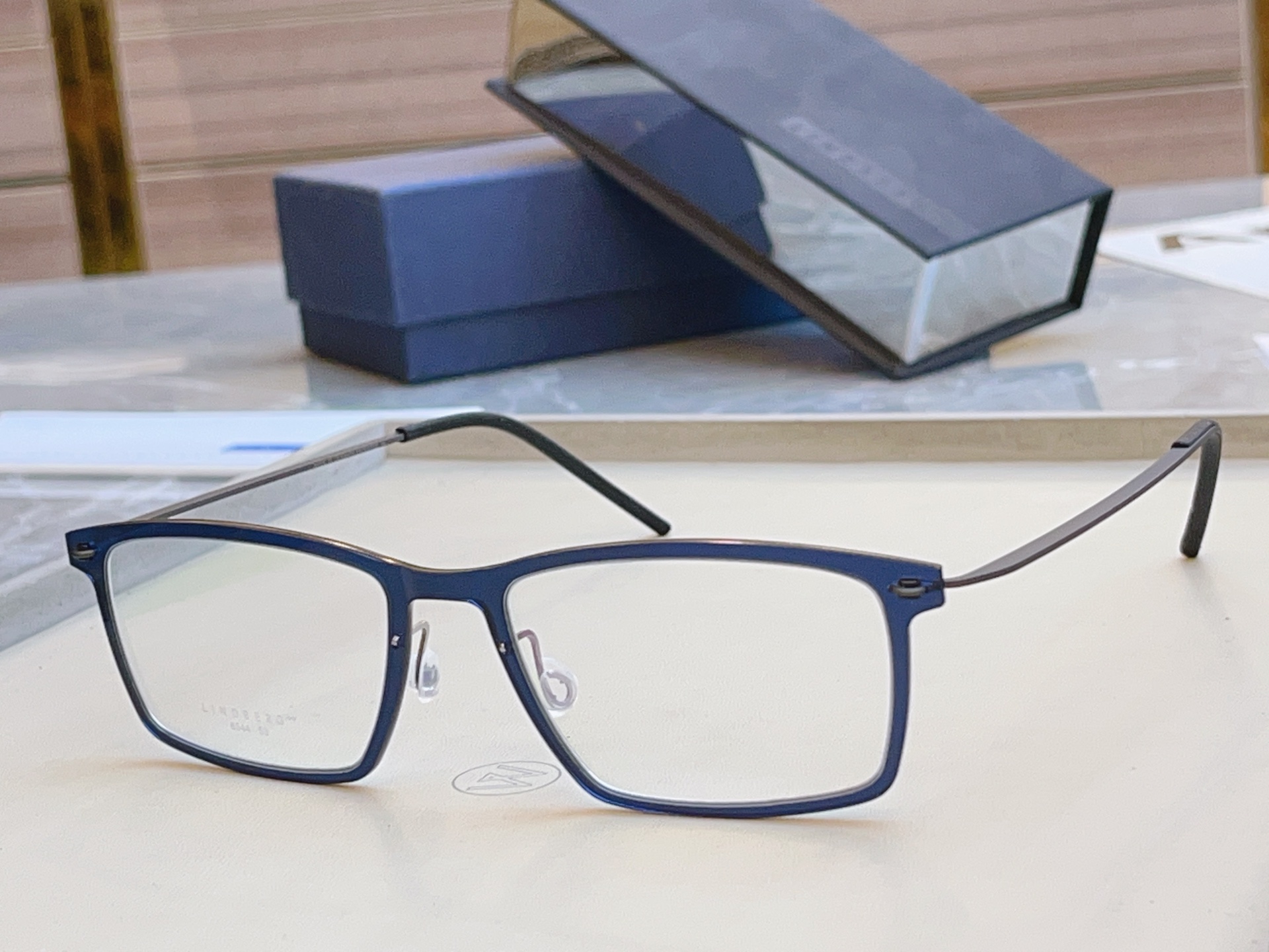 ，【LINDBER*】林德*伯格新款光学架，MODEL：6544，SIZE：53口18-150 高版本