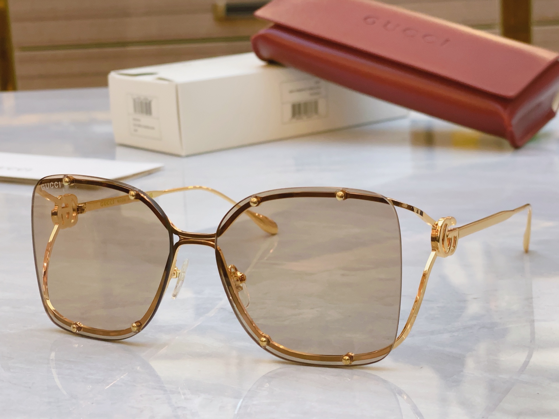 ，【GUCC*】古*驰新款太阳镜，GG1713SA，SIZE59口15-123