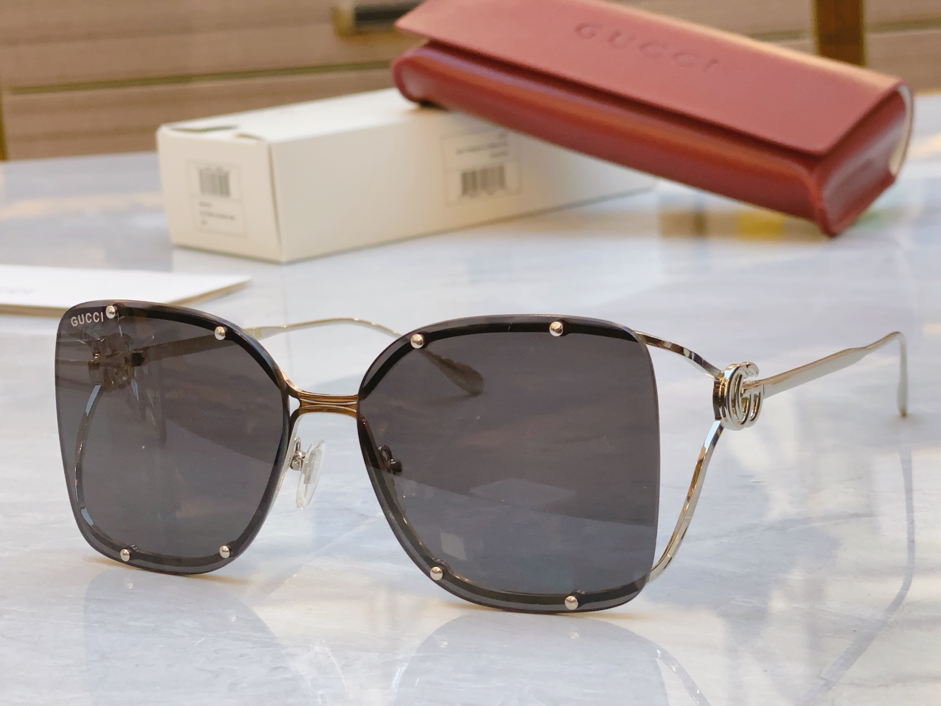 ，【GUCC*】古*驰新款太阳镜，GG1713SA，SIZE59口15-123