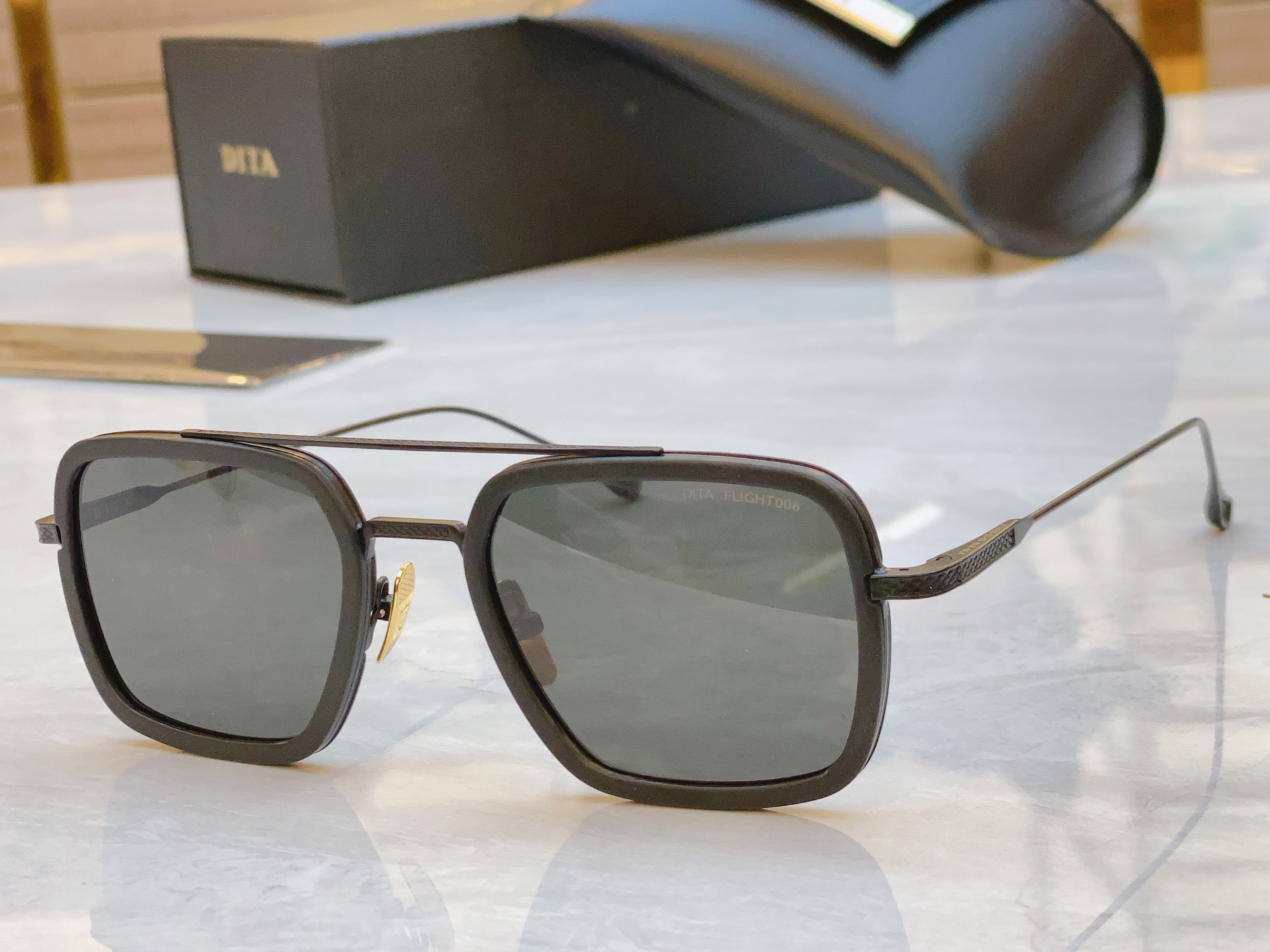 ，【DIT*】蒂*塔新款太阳镜，MODEL：FLIGHT006，SIZE：52口21-145